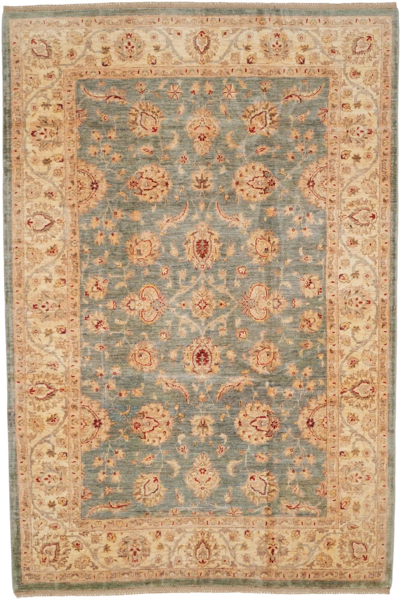 6' 7 x 9' 11 Hand Knotted Ziegler Rug