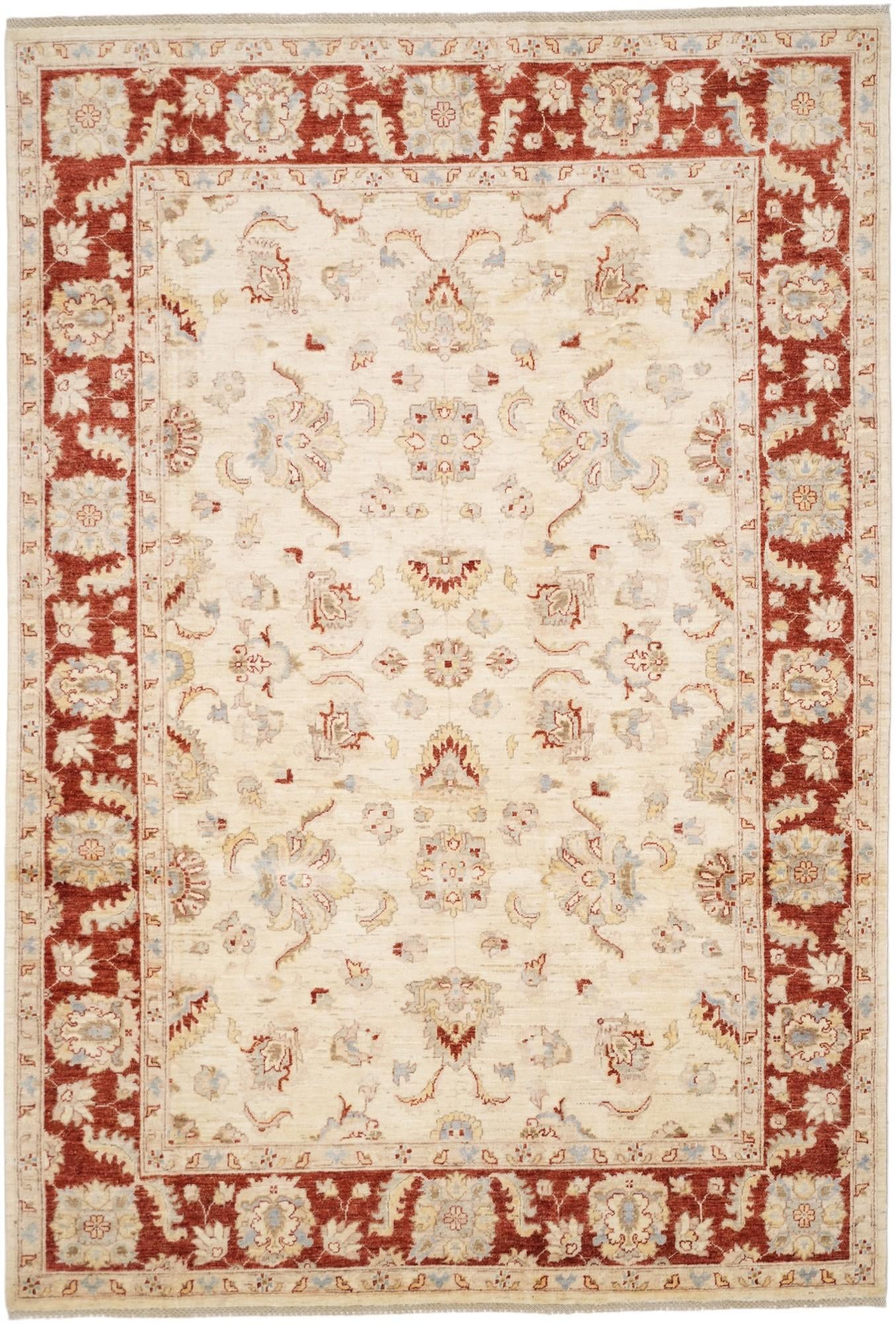 6' 8 x 9' 10 Hand Knotted Ziegler Rug
