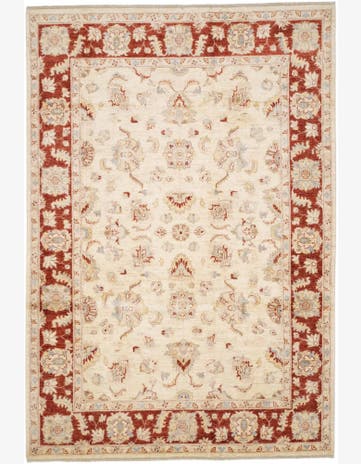 6' 8 x 9' 10 Hand Knotted Ziegler Rug