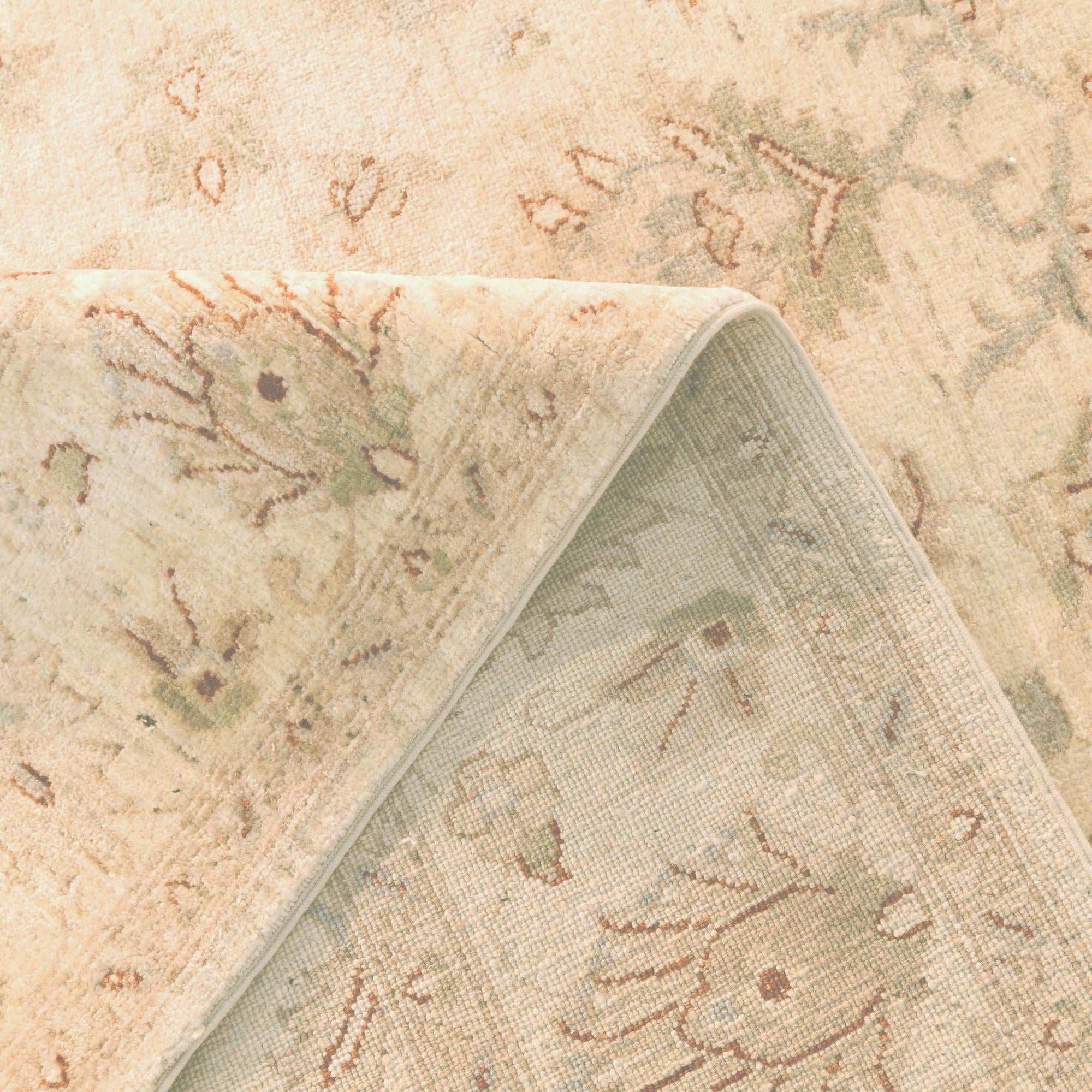 6' 8 x 9' 7 Hand Knotted Ziegler Rug