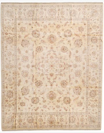 8' x 10' 1 Hand Knotted Ziegler Rug