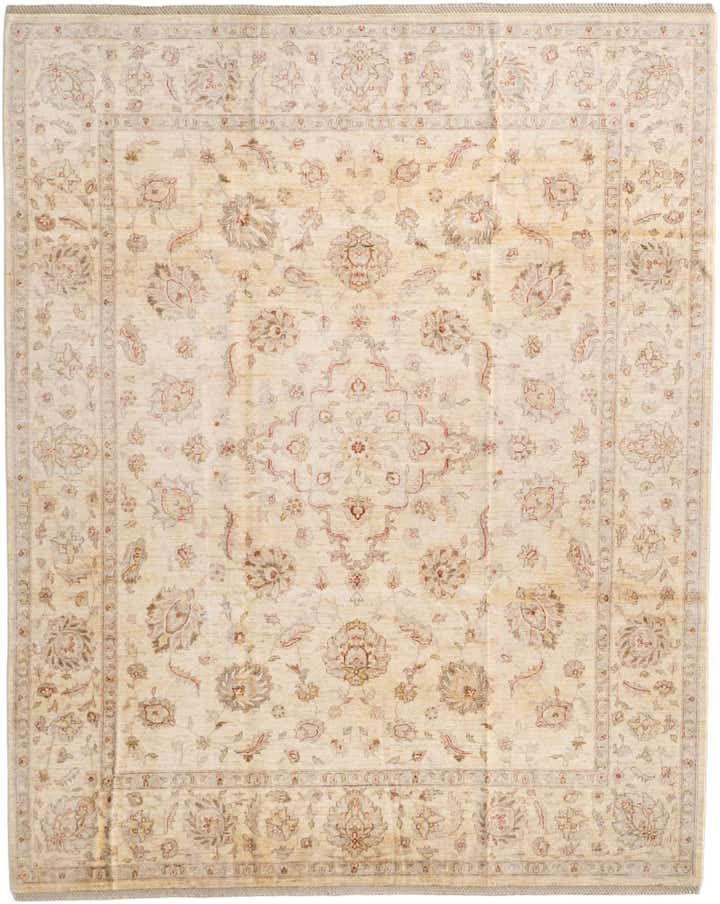 8' x 10' 1 Hand Knotted Ziegler Rug