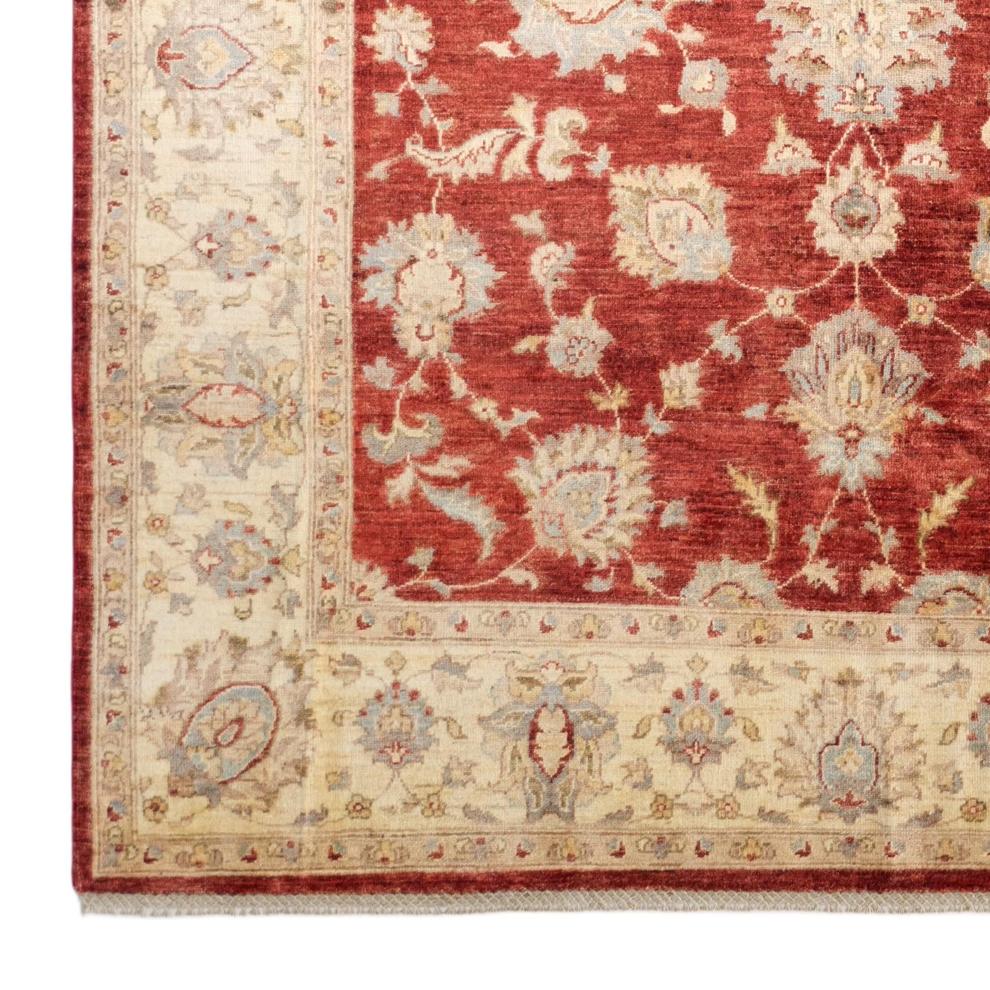 6' 7 x 9' 10 Hand Knotted Ziegler Rug