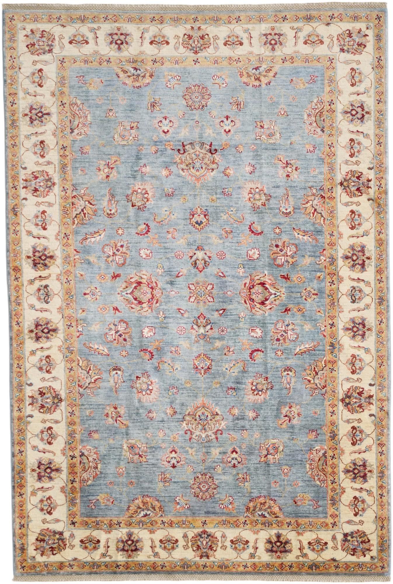 6' 2 x 9' 2 Hand Knotted Ziegler Rug