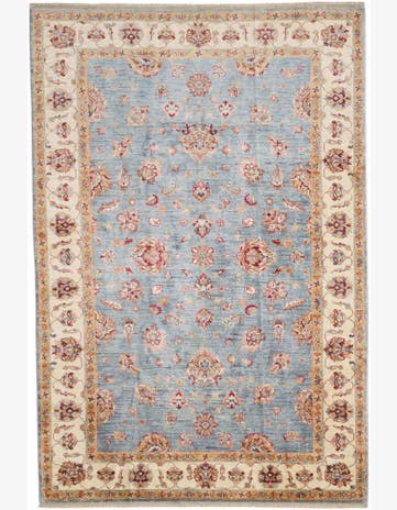 6' 2 x 9' 2 Hand Knotted Ziegler Rug