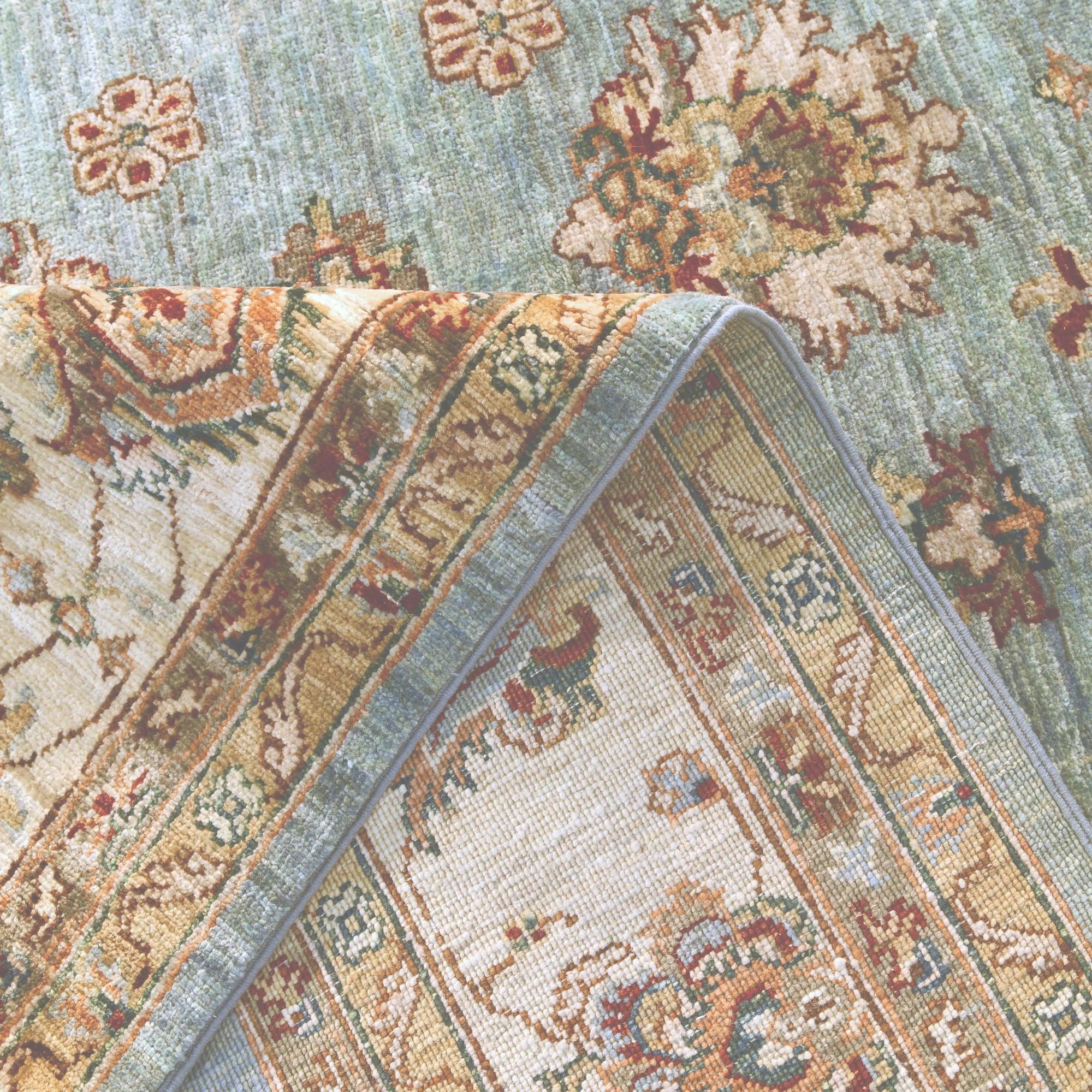 6' 8 x 9' 4 Hand Knotted Ziegler Rug