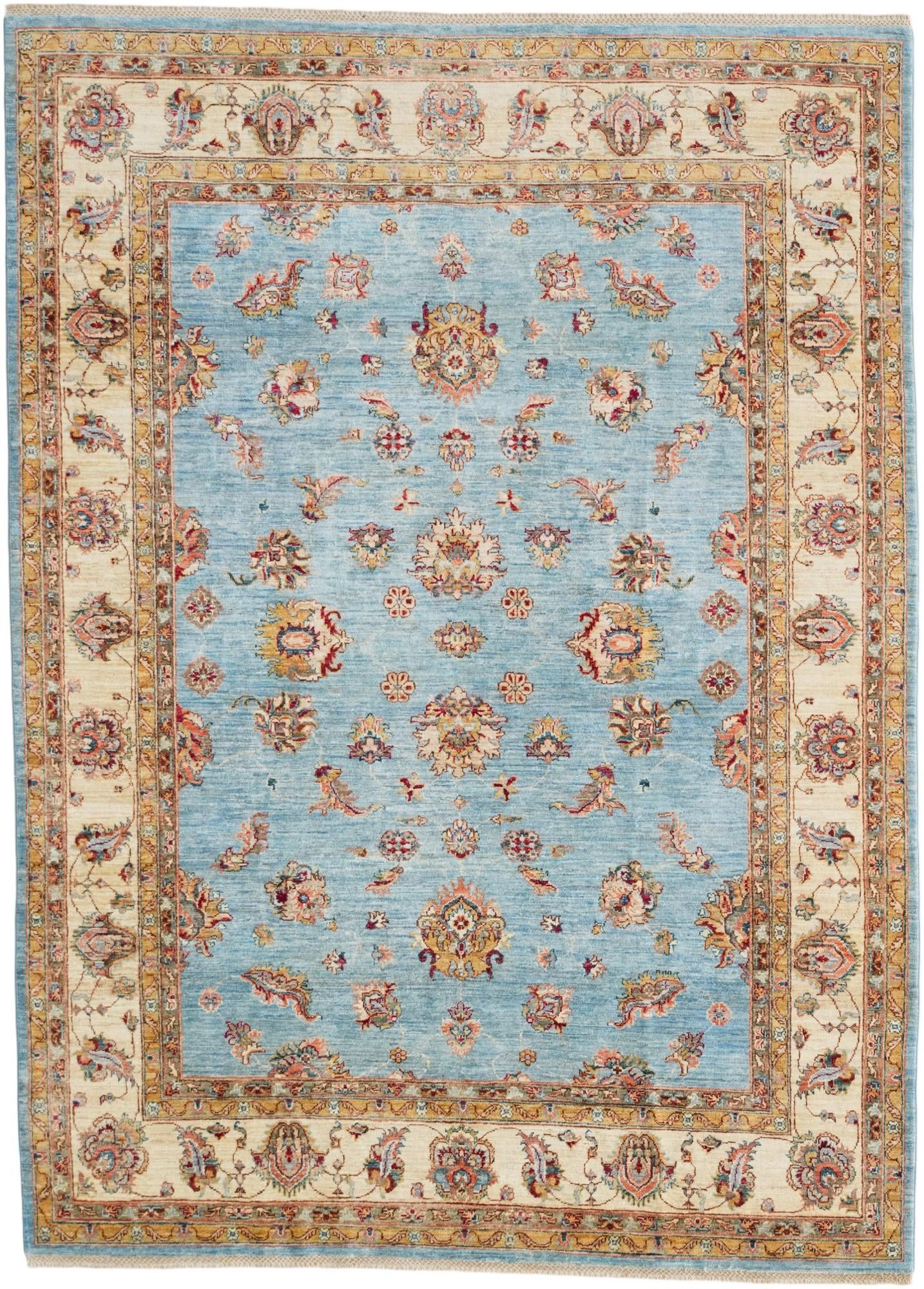 6' 8 x 9' 4 Hand Knotted Ziegler Rug