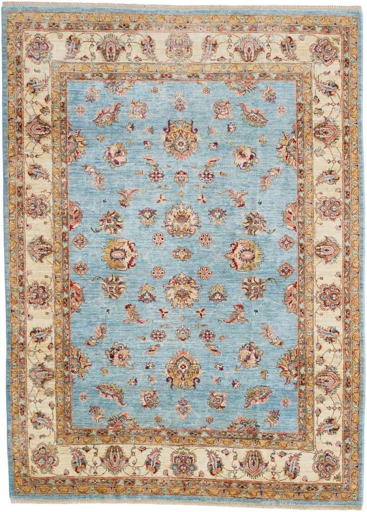 6' 8 x 9' 4 Hand Knotted Ziegler Rug