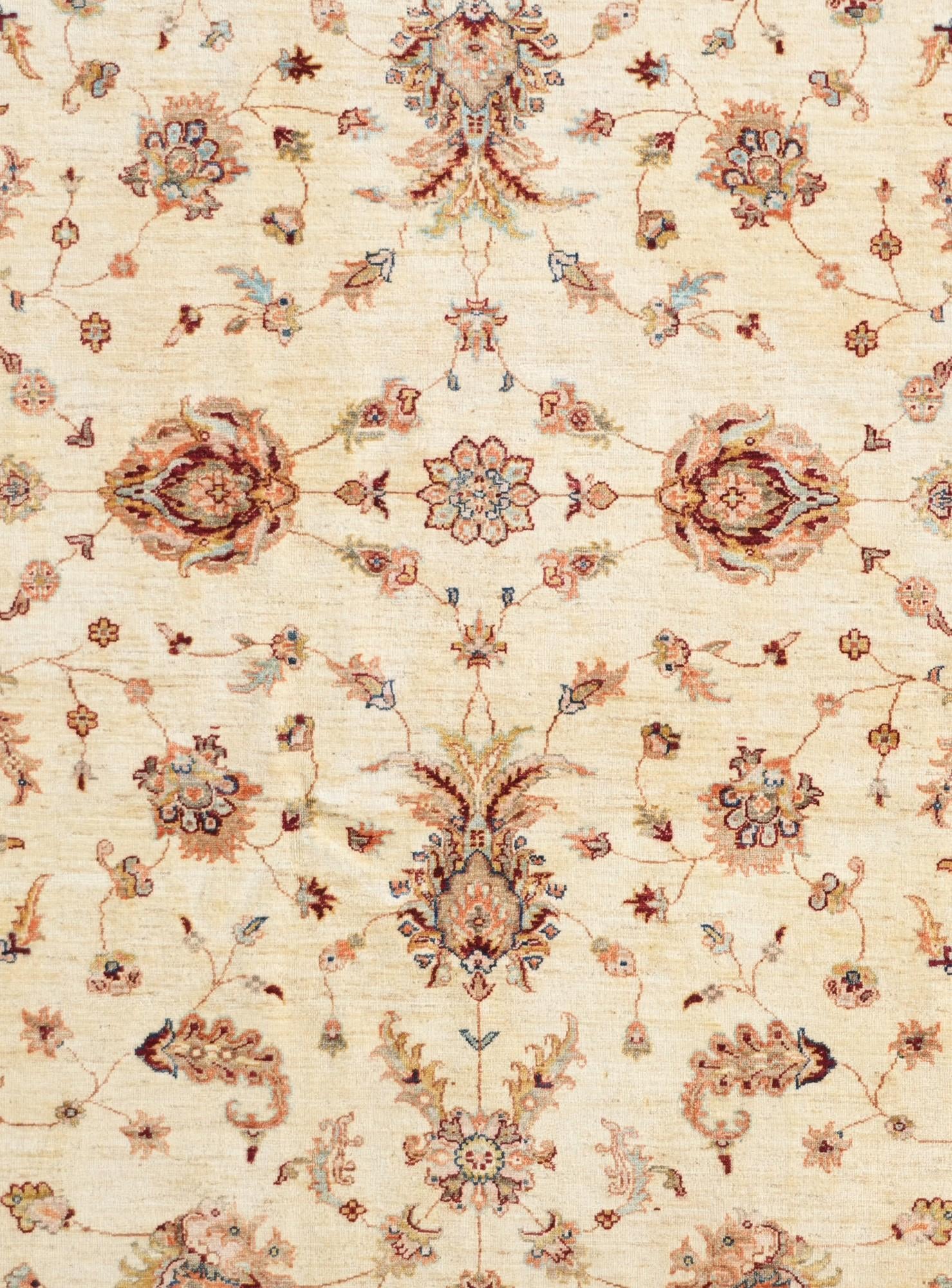 6' 10 x 9' 8 Hand Knotted Ziegler Rug