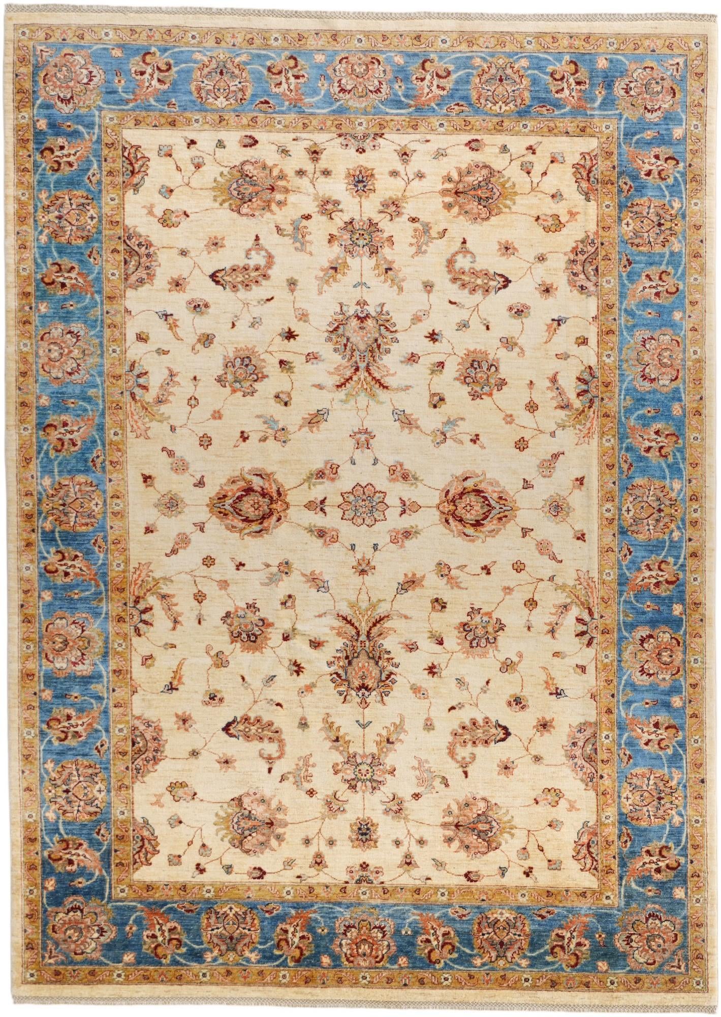 6' 10 x 9' 8 Hand Knotted Ziegler Rug