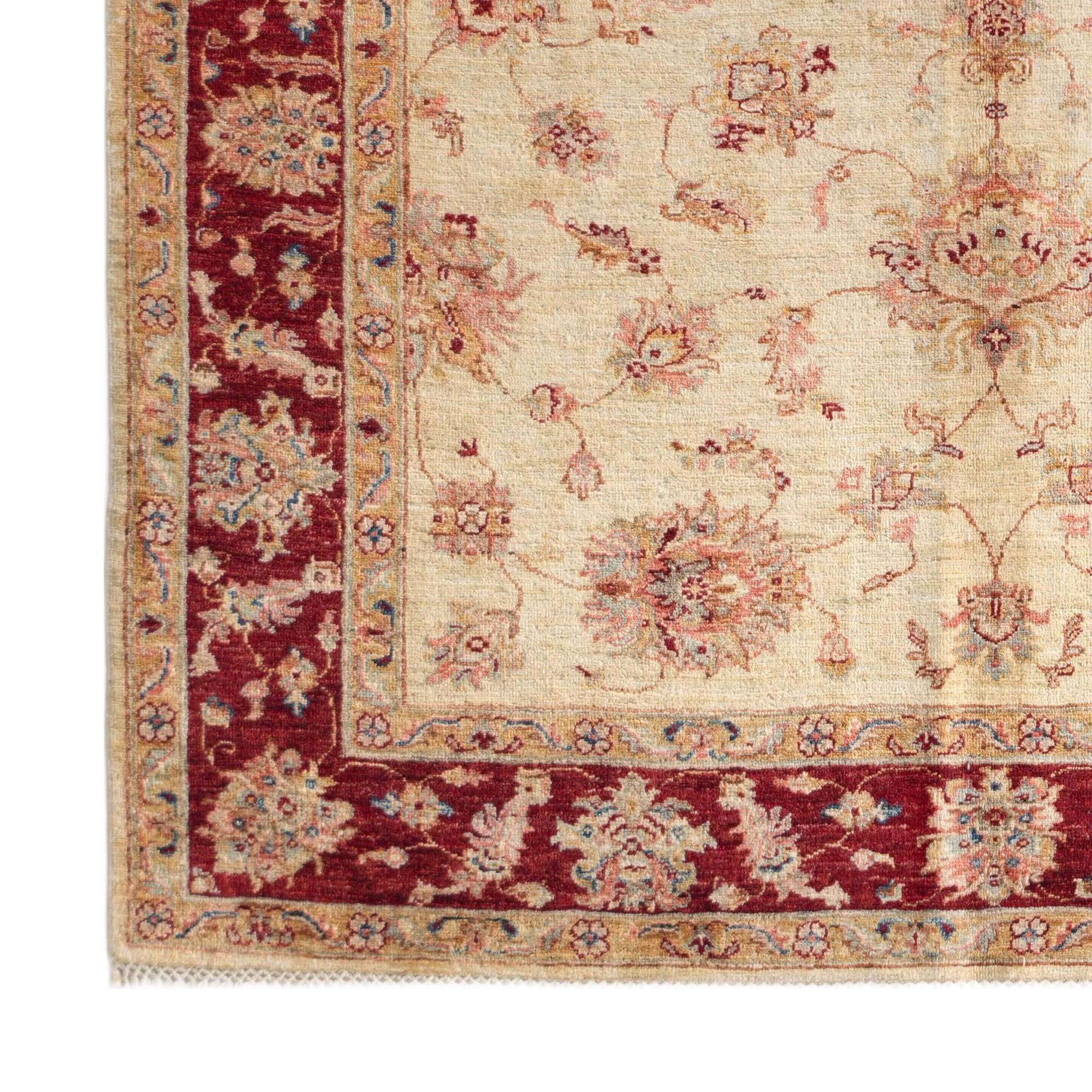 Detail image 7 of 10: 5' 10 x 7' 8 Hand Knotted Ziegler Rug