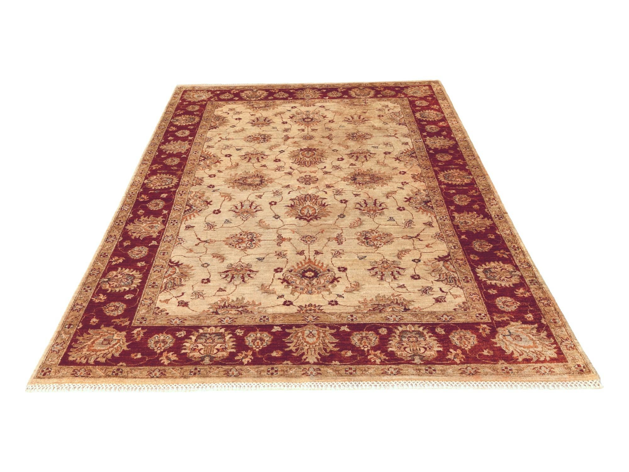 5' 8 x 7' 11 Hand Knotted Ziegler Rug