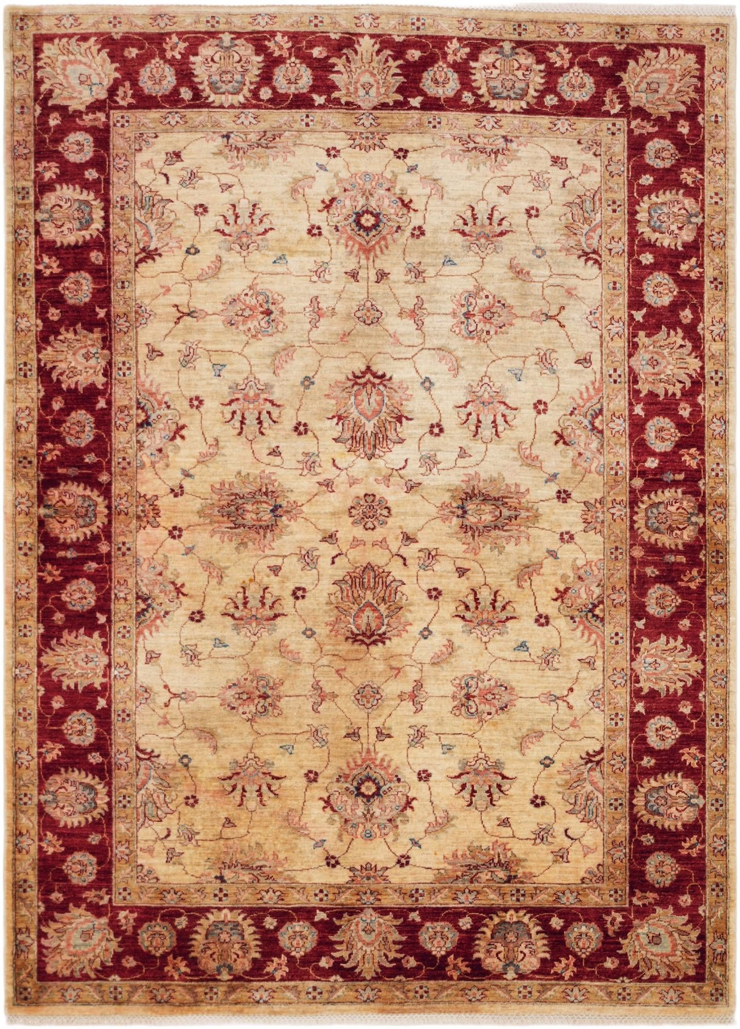 5' 8 x 7' 11 Hand Knotted Ziegler Rug