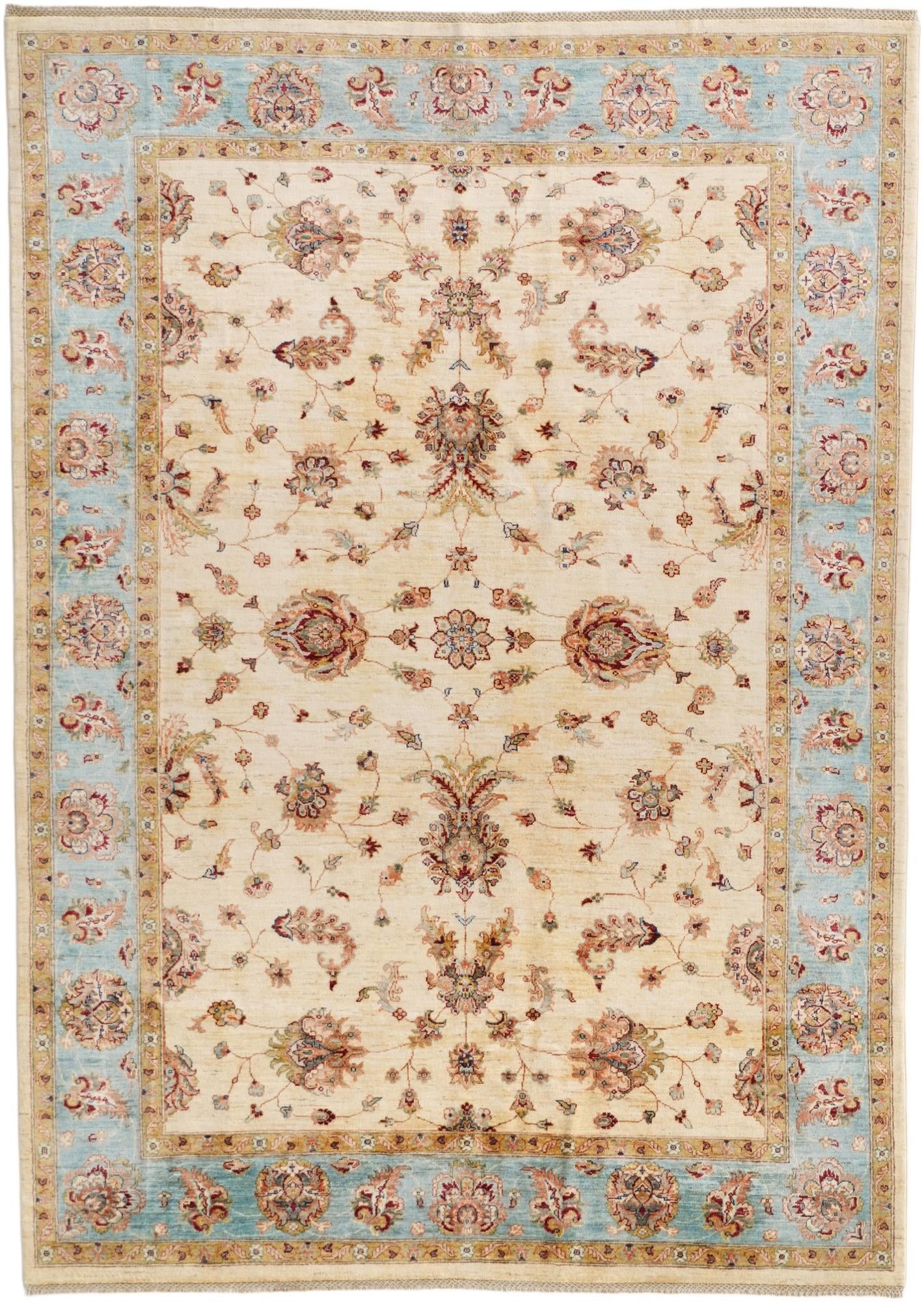 6' 9 x 9' 7 Hand Knotted Ziegler Rug