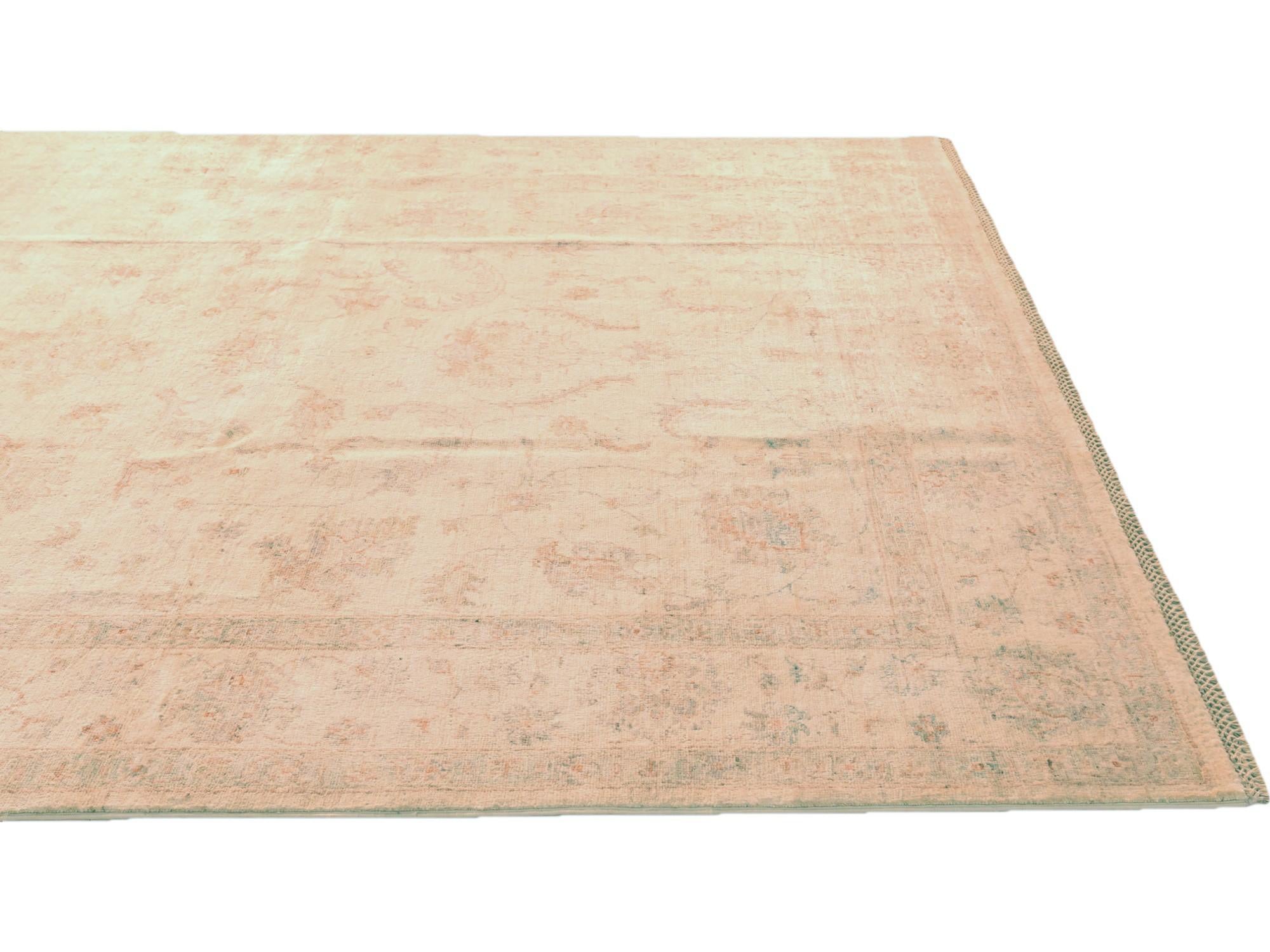 6' 3 x 9' 4 Hand Knotted Ziegler Rug
