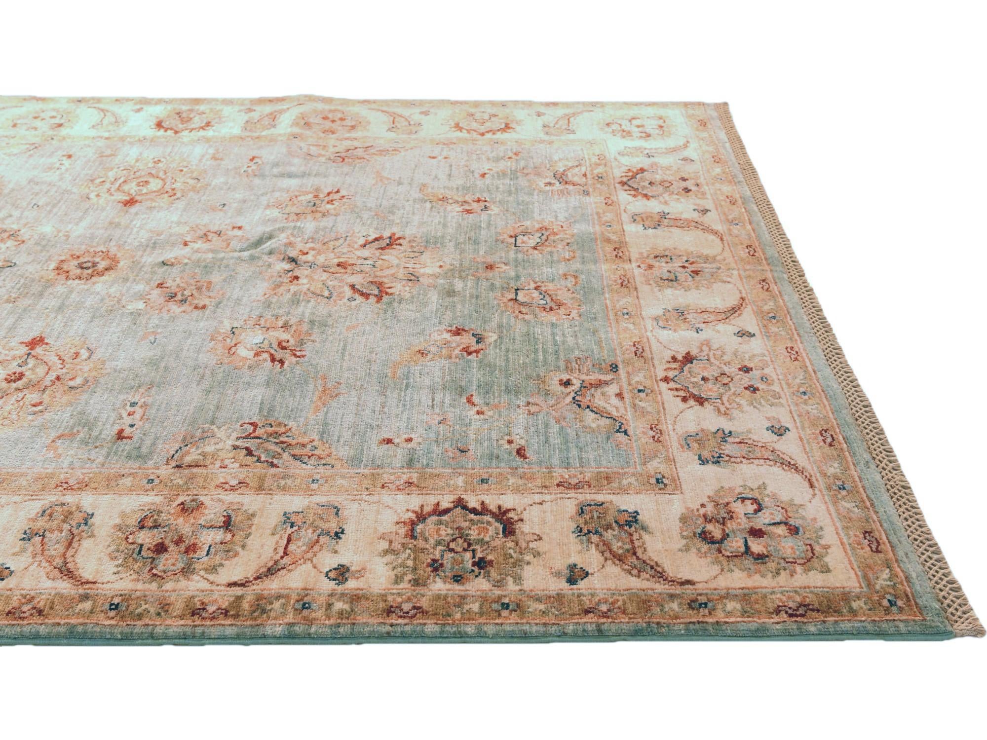 5' 1 x 6' 5 Hand Knotted Ziegler Rug