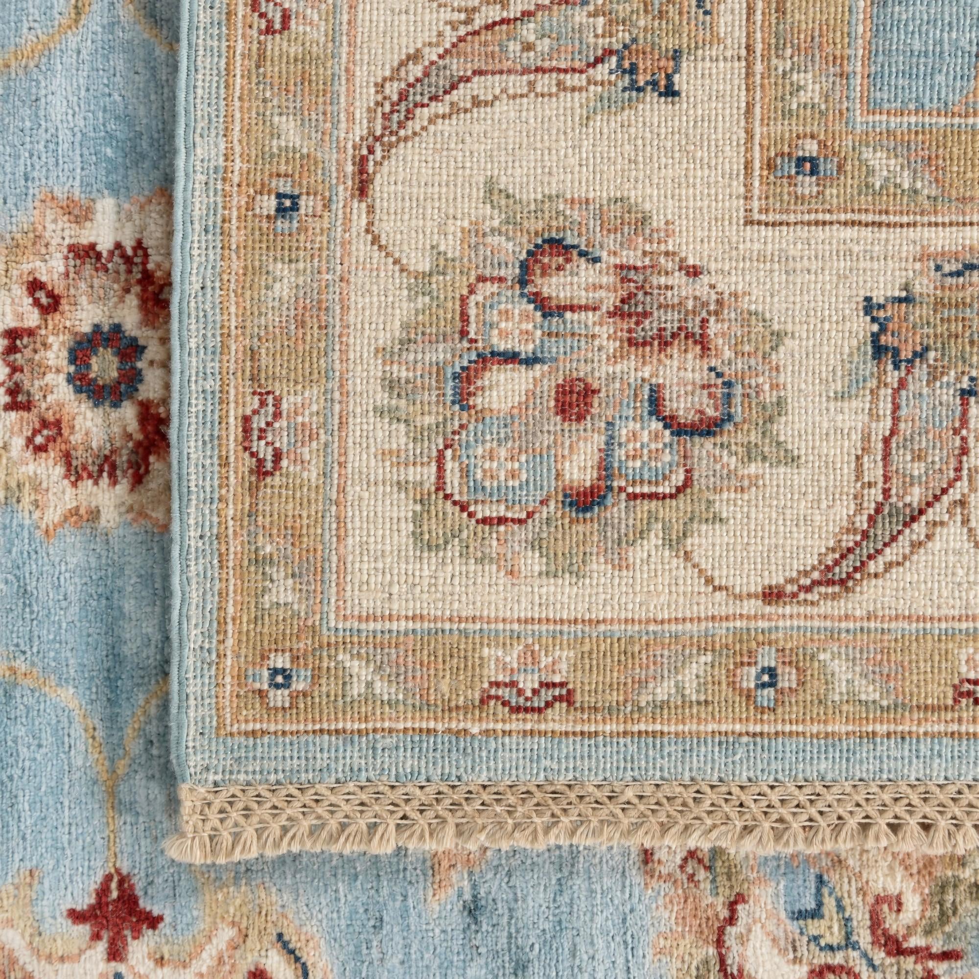 155cm x 195cm Hand Knotted Ziegler Rug