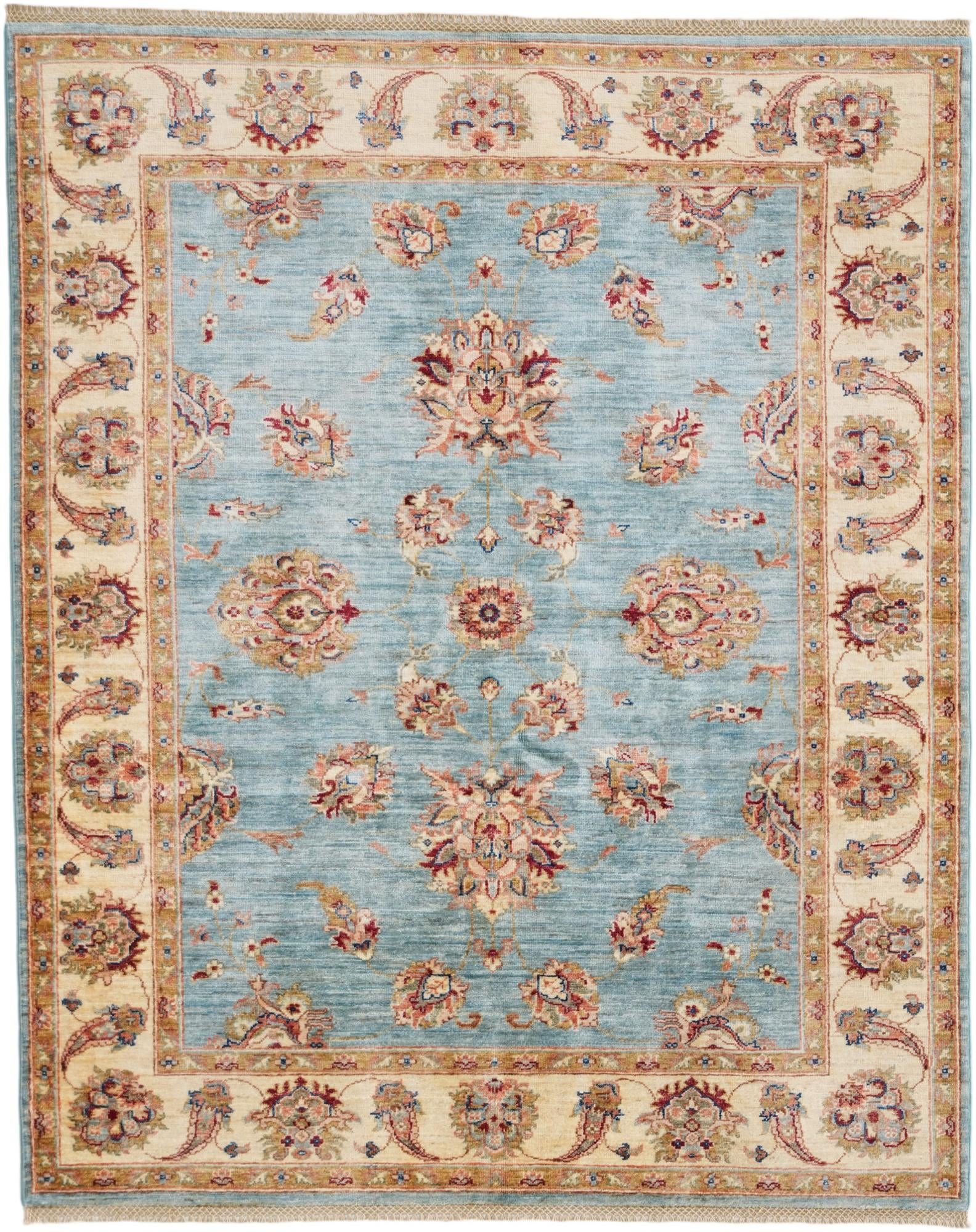 5' 1 x 6' 5 Hand Knotted Ziegler Rug