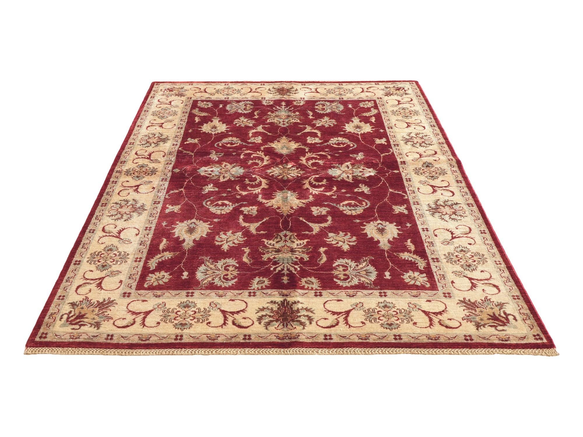 Detail image 5 of 10: 5' 9 x 8' Hand Knotted Ziegler Rug