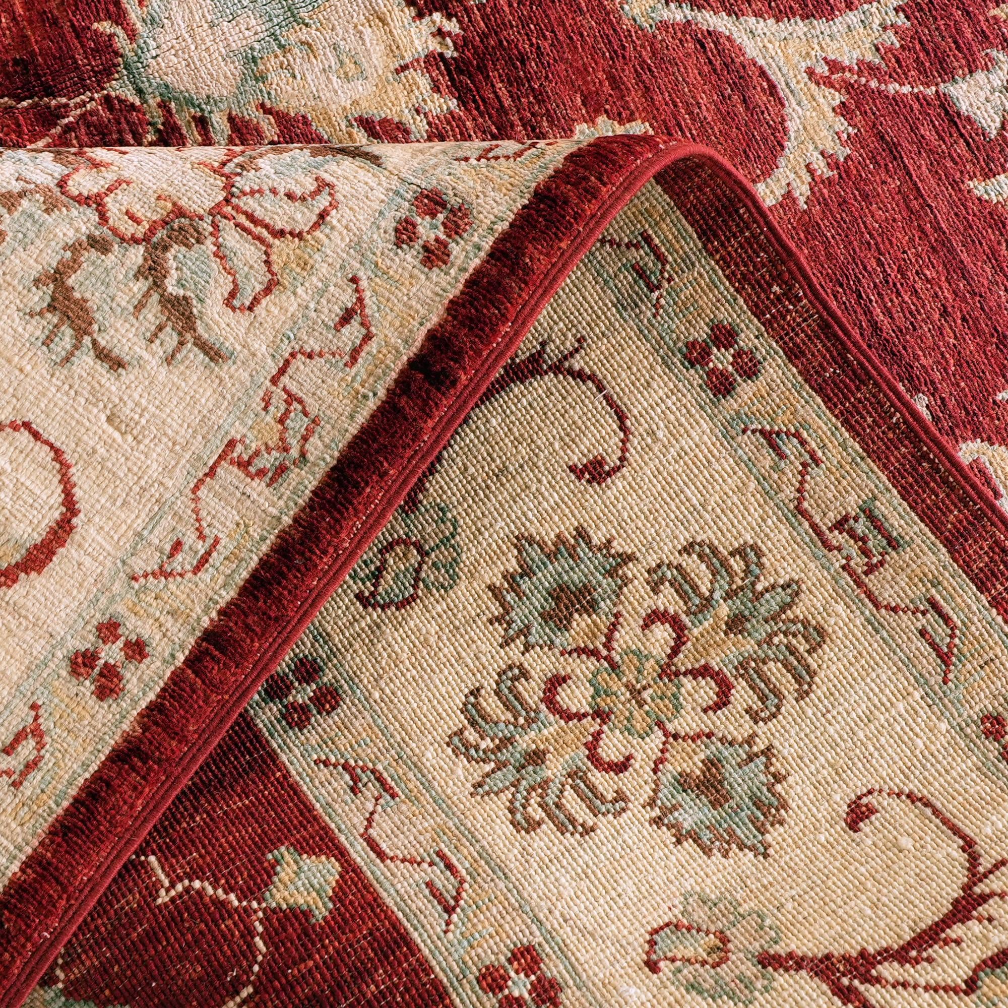 Detail image 8 of 10: 5' 9 x 8' Hand Knotted Ziegler Rug