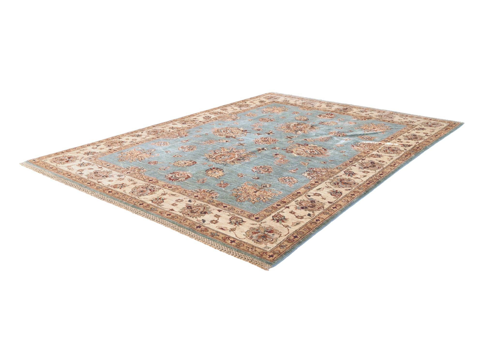4' 11 x 6' 8 Hand Knotted Ziegler Rug