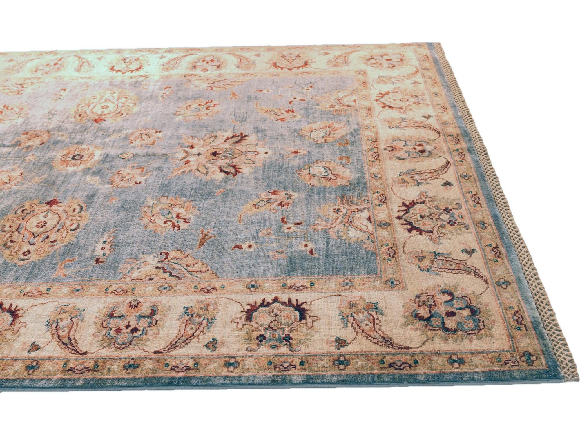 5' 2 x 6' 6 Hand Knotted Ziegler Rug