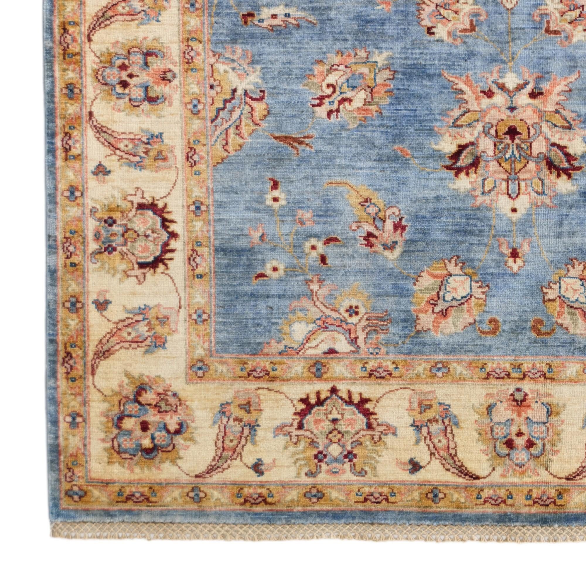 5' 2 x 6' 6 Hand Knotted Ziegler Rug