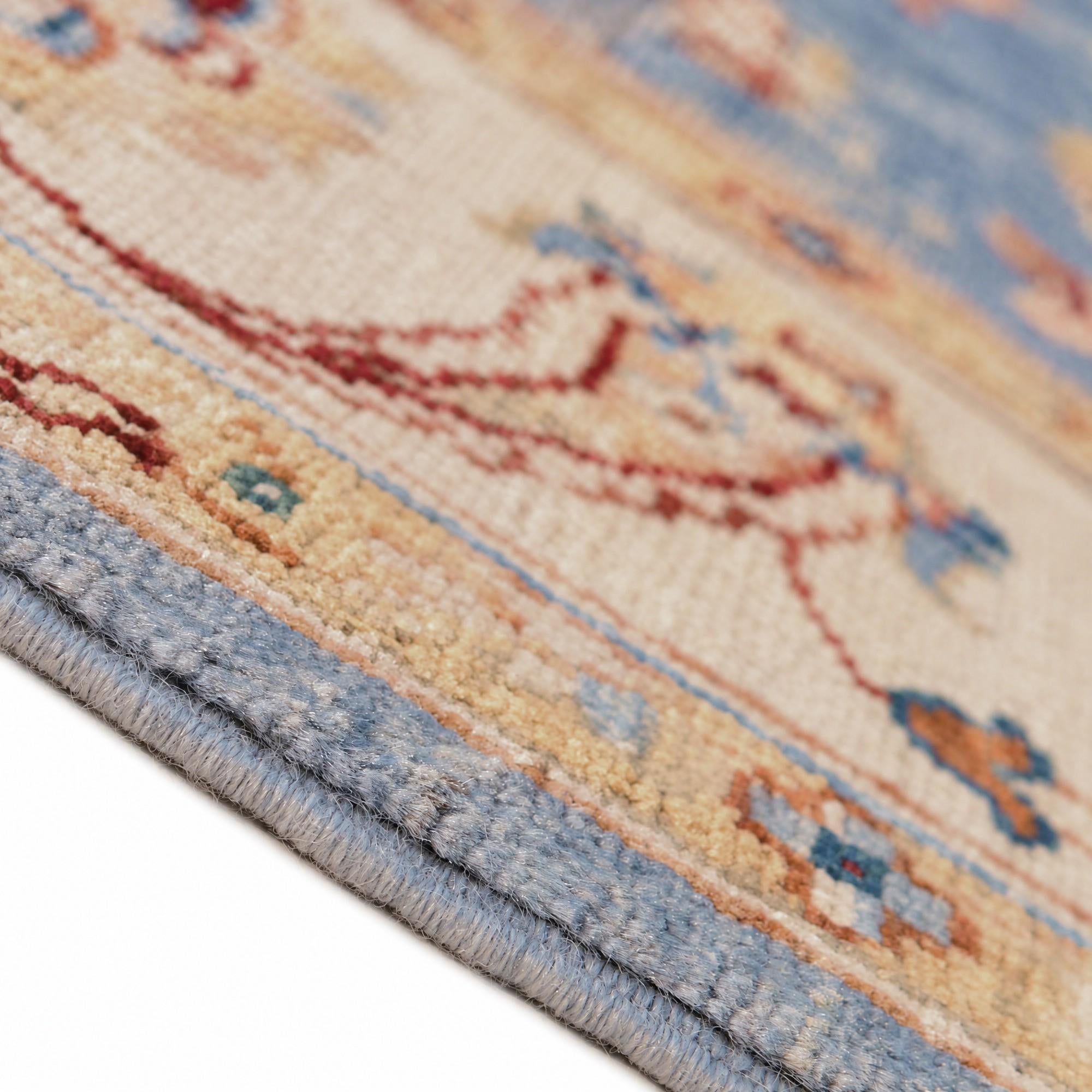 160cm x 200cm Hand Knotted Ziegler Rug