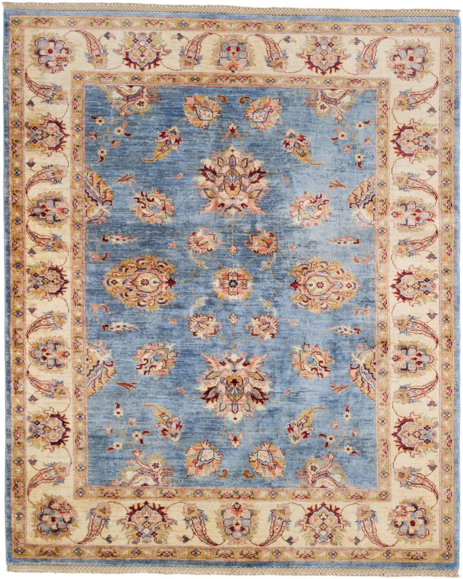 5' 2 x 6' 6 Hand Knotted Ziegler Rug