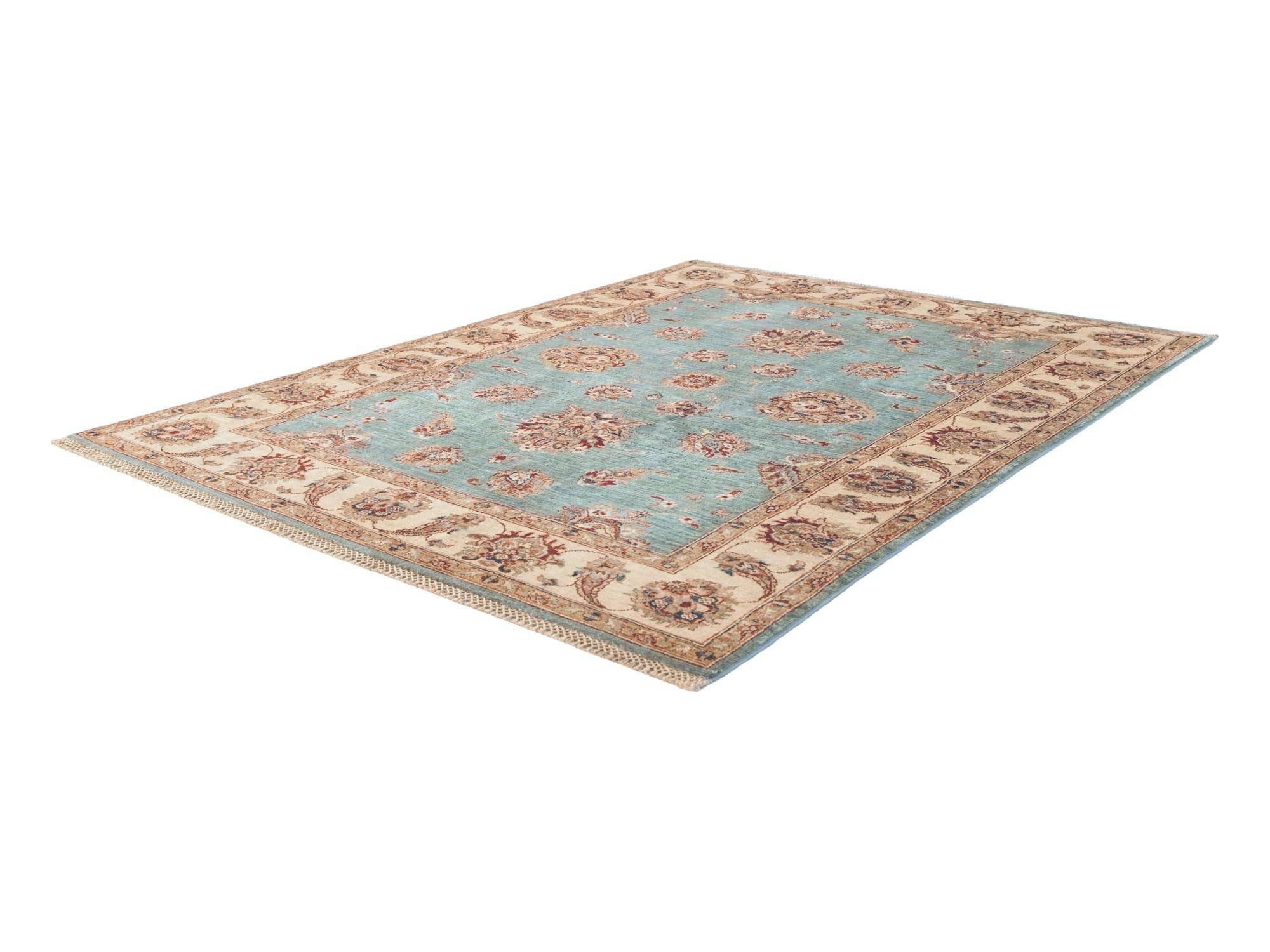 5' 1 x 6' 9 Hand Knotted Ziegler Rug