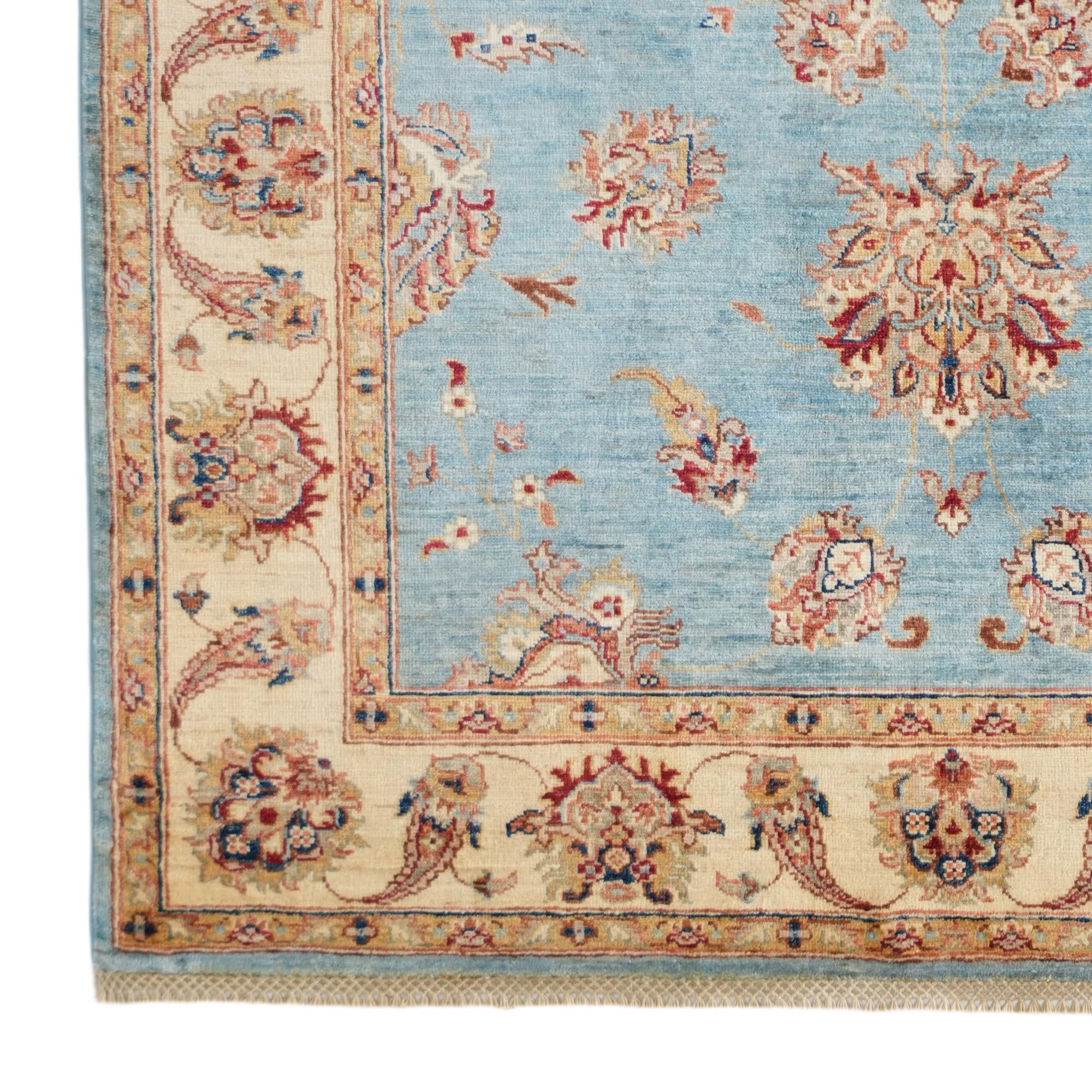 5' 1 x 6' 9 Hand Knotted Ziegler Rug