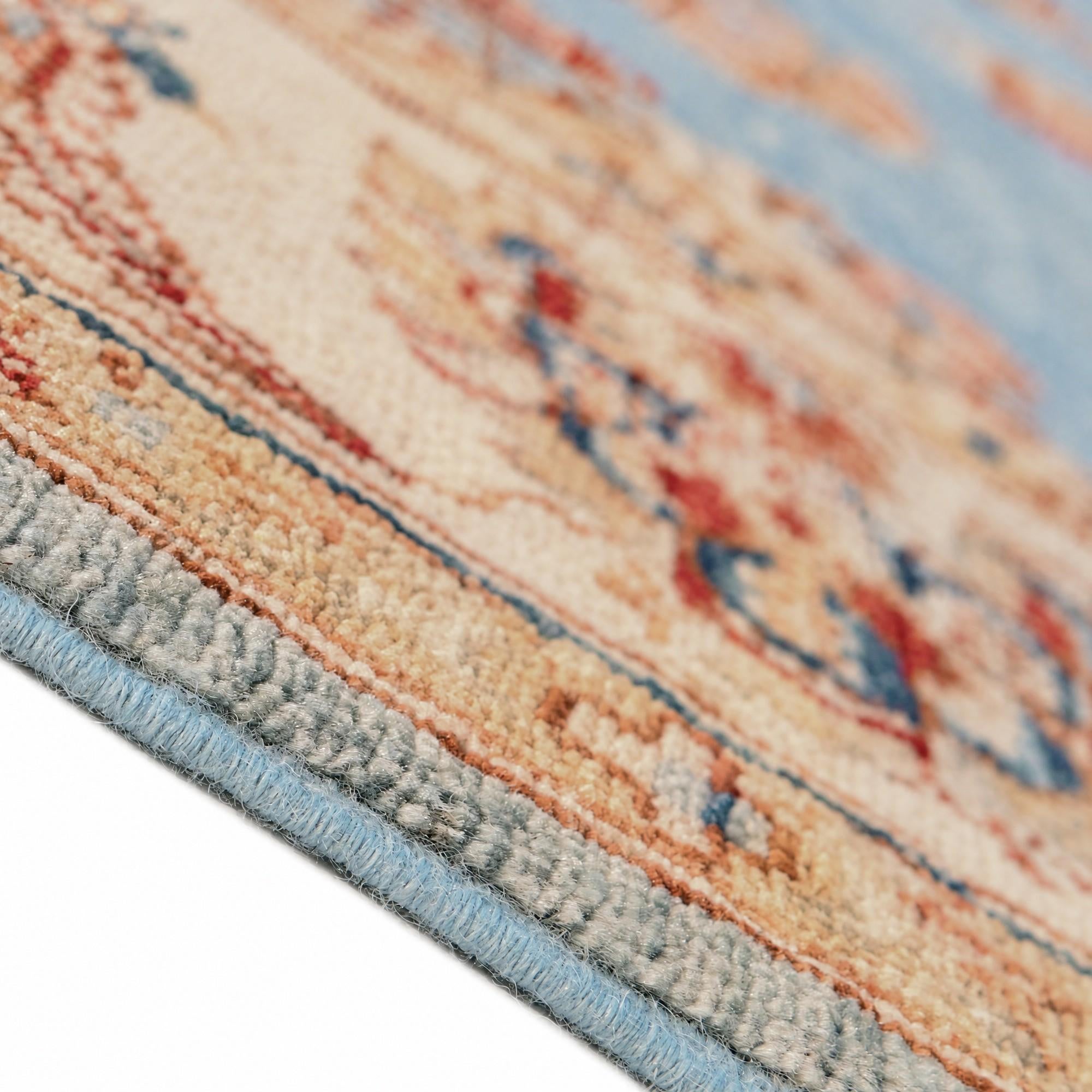 155cm x 205cm Hand Knotted Ziegler Rug