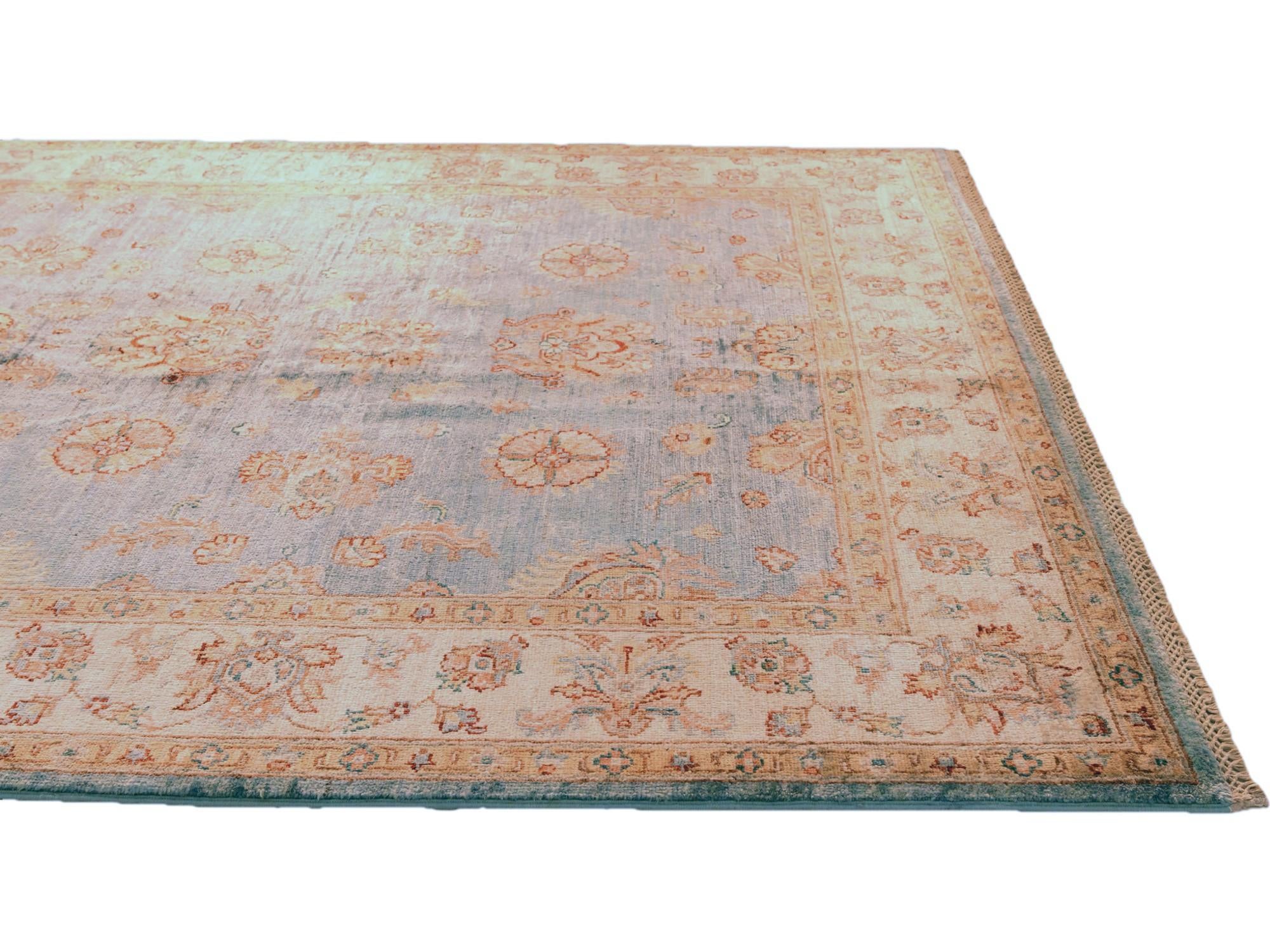 5' 3 x 6' 7 Hand Knotted Ziegler Rug