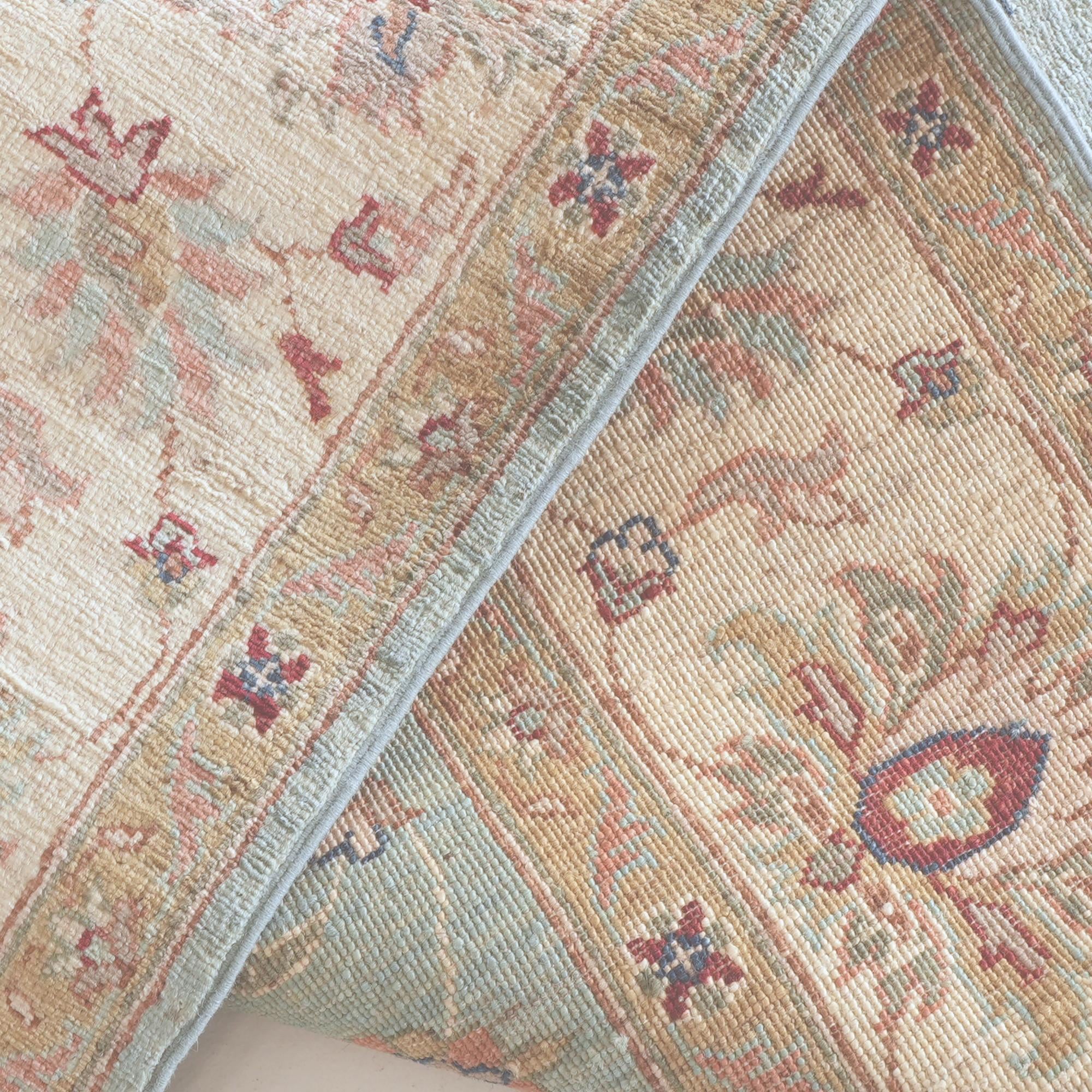 Detail image 8 of 10: 5' 11 x 8' 3 Hand Knotted Ziegler Rug