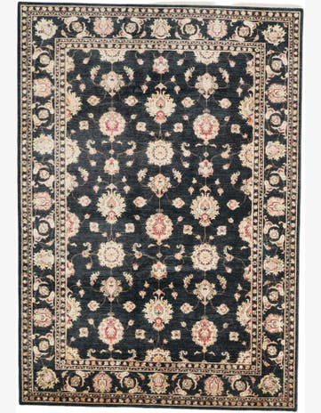 7' x 10' Hand Knotted Ziegler Rug