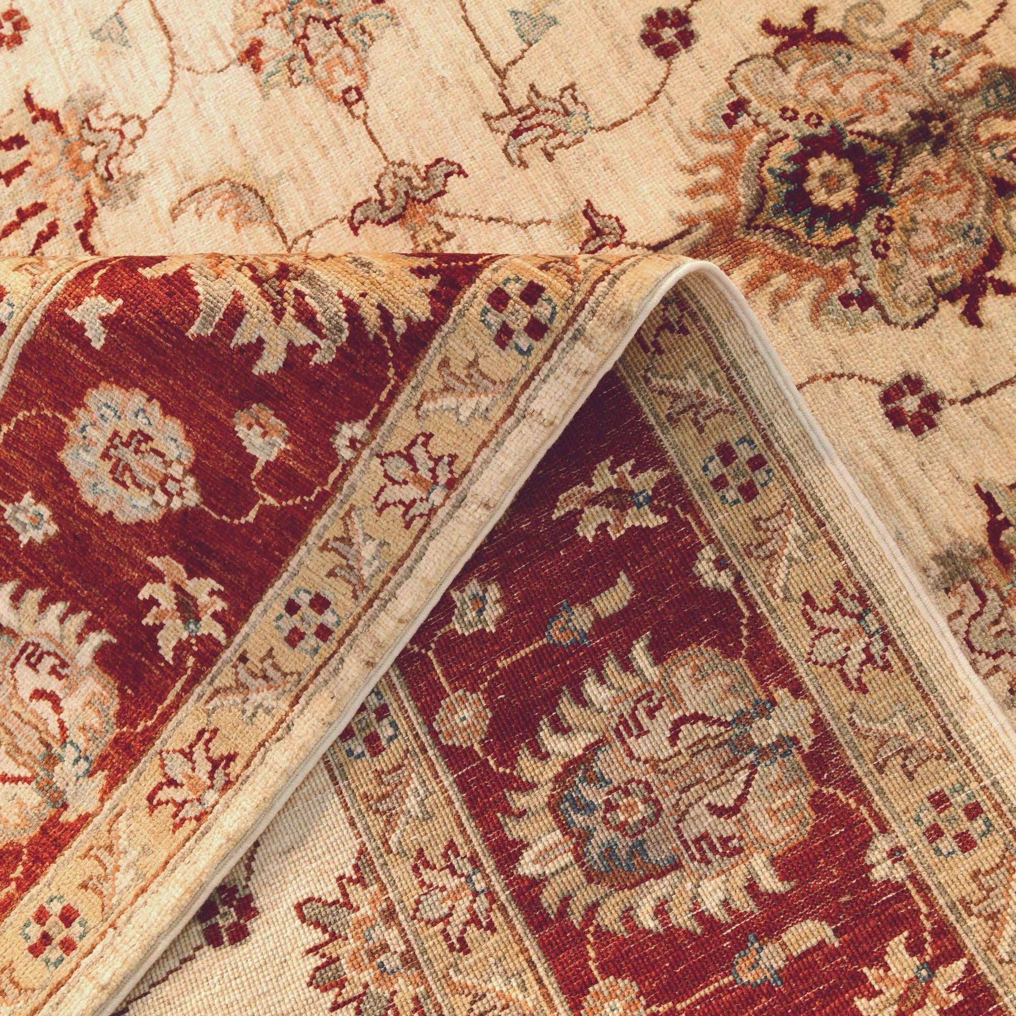 5' 8 x 8' 2 Hand Knotted Ziegler Rug