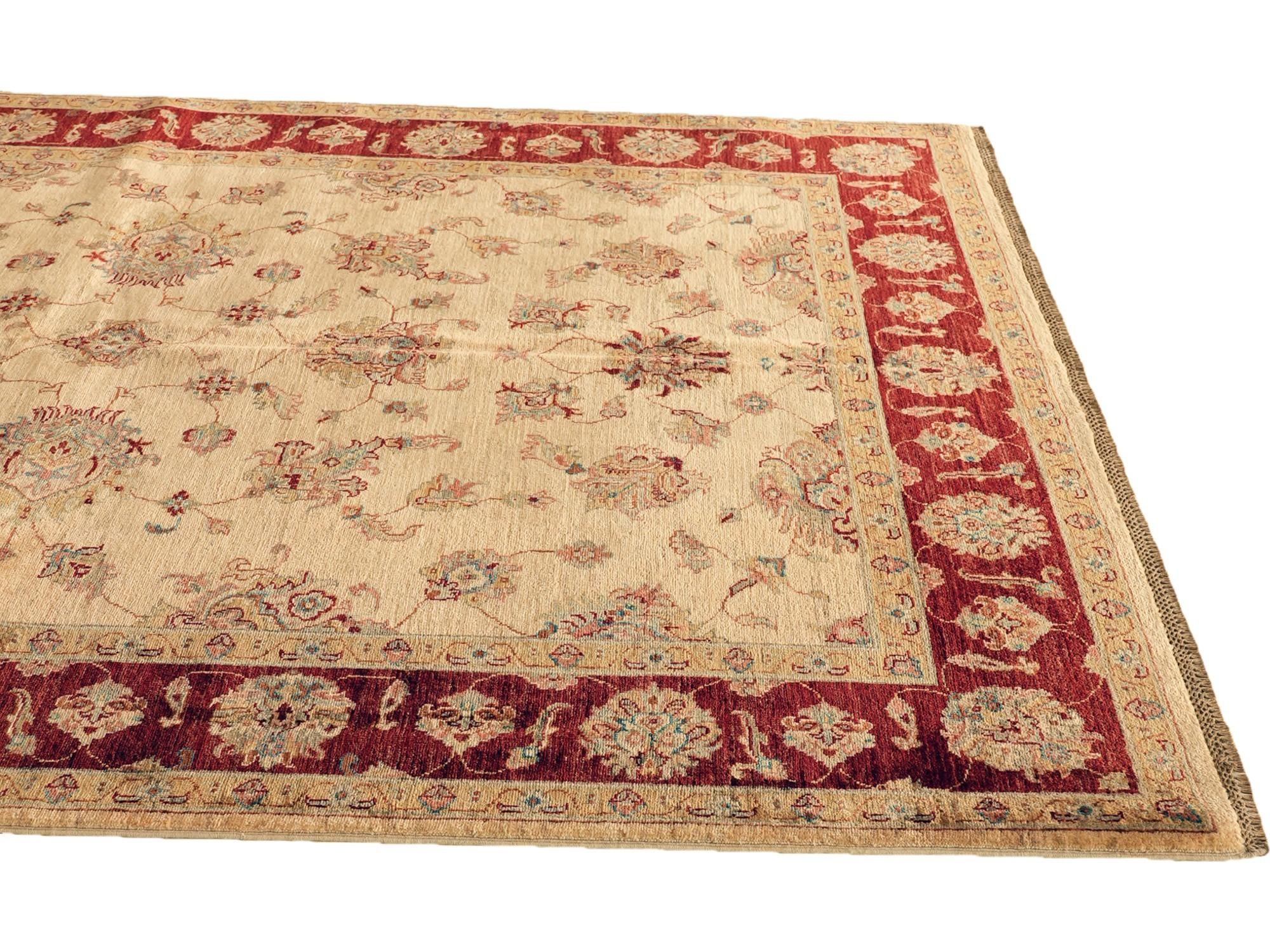 Detail image 6 of 10: 5' 11 x 8' Hand Knotted Ziegler Rug