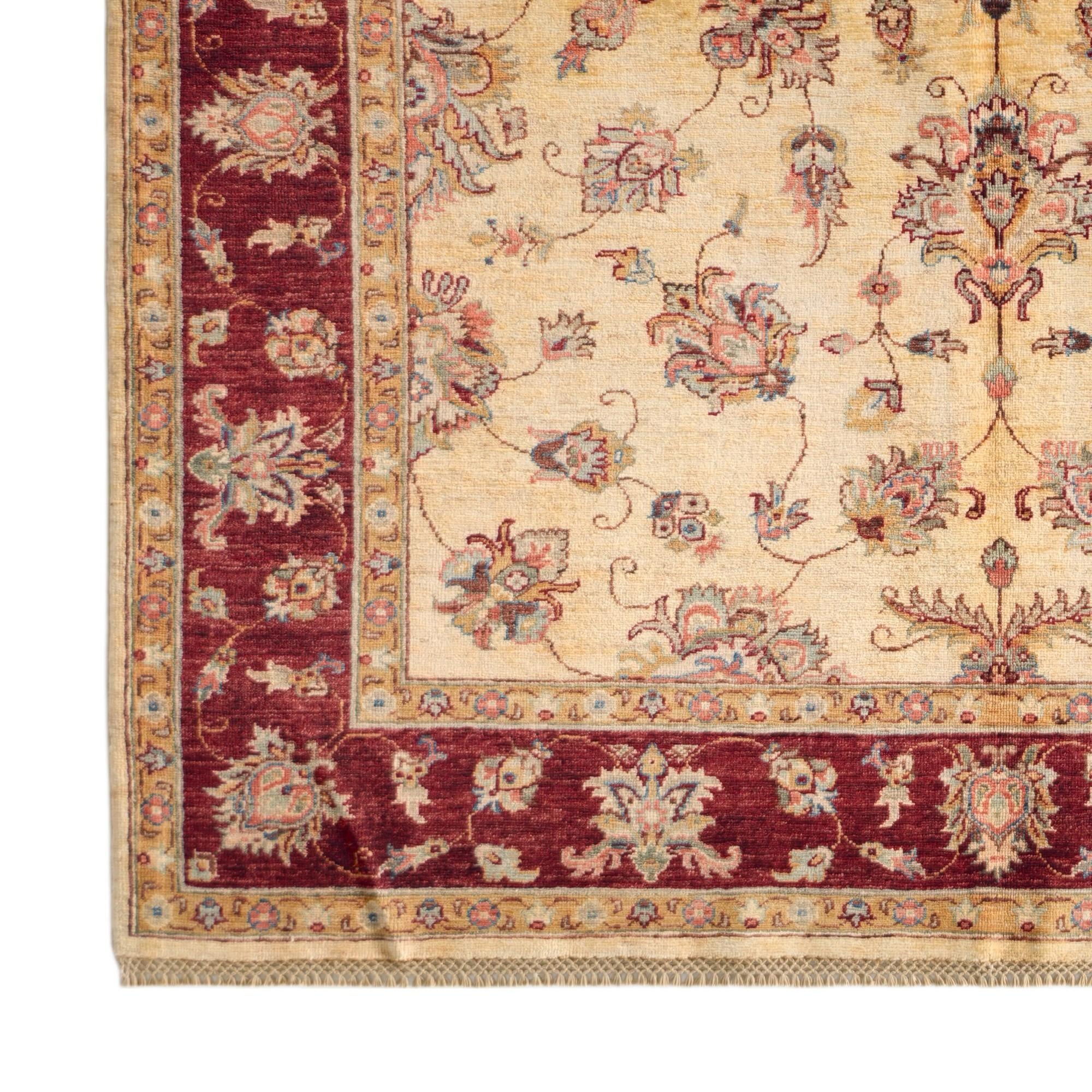180cm x 245cm Hand Knotted Ziegler Rug
