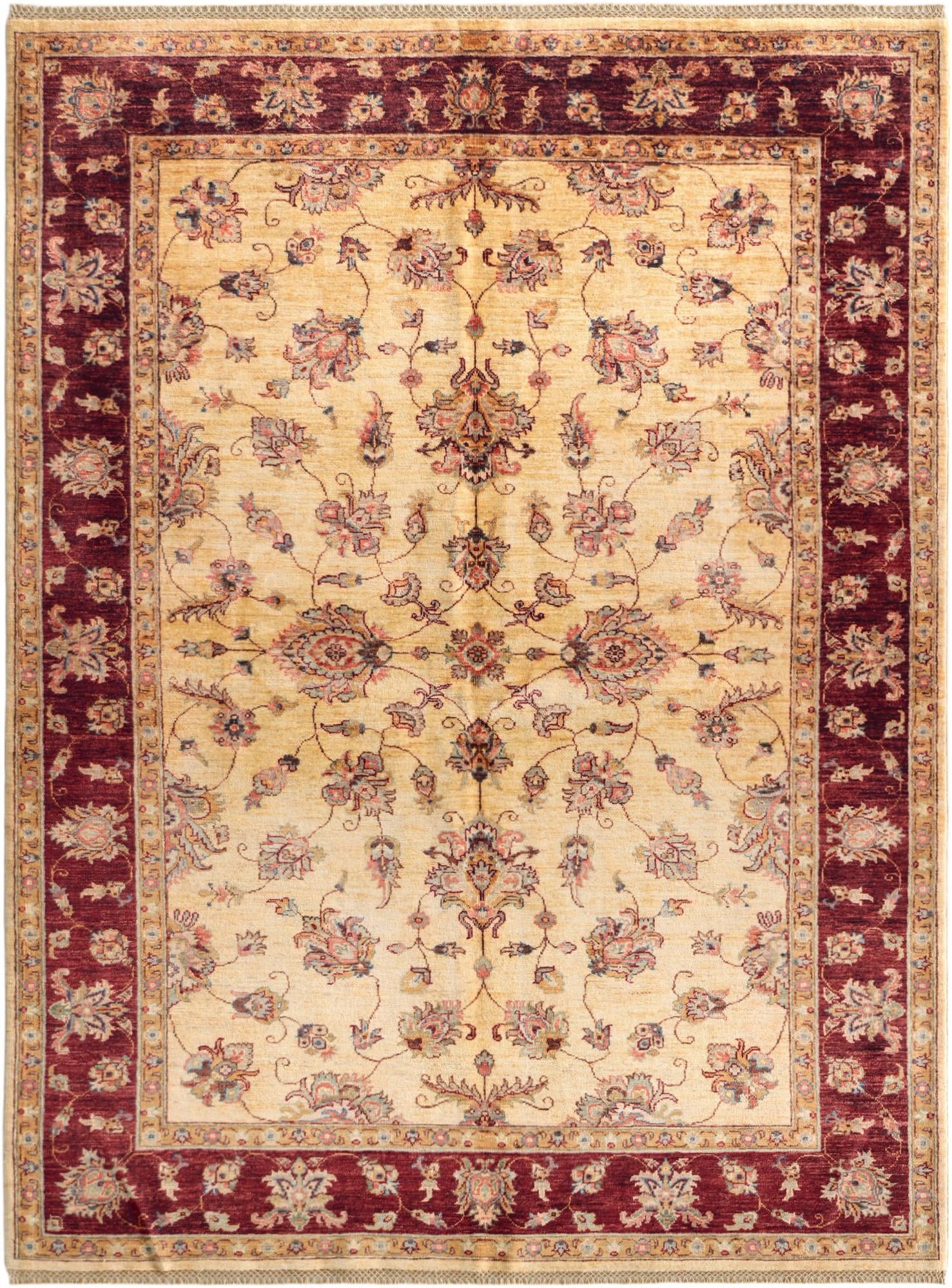 180cm x 245cm Hand Knotted Ziegler Rug