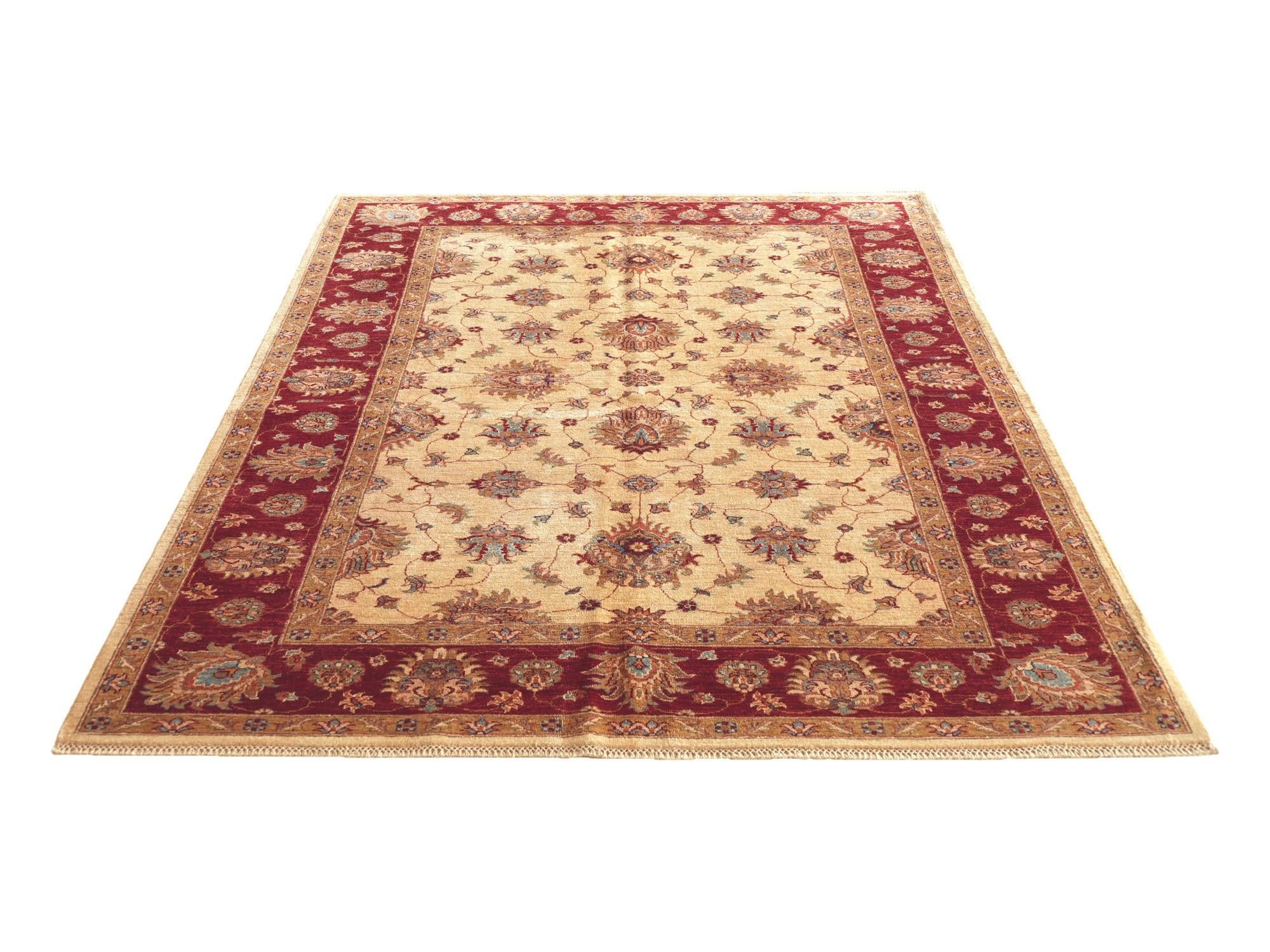 Detail image 5 of 10: 5' 8 x 8' Hand Knotted Ziegler Rug