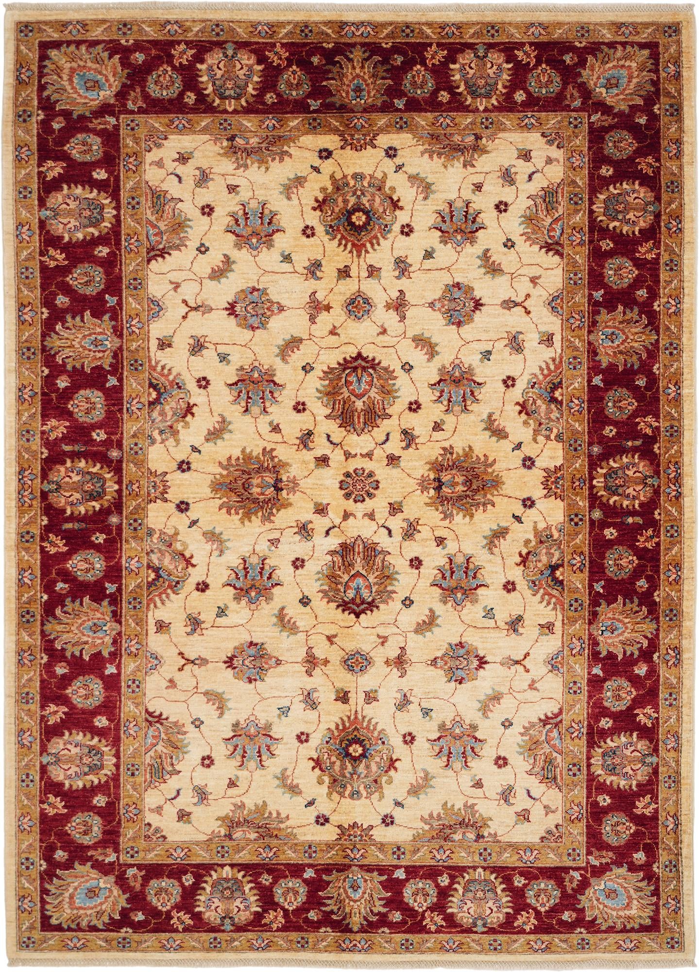 Detail image 2 of 10: 5' 8 x 8' Hand Knotted Ziegler Rug