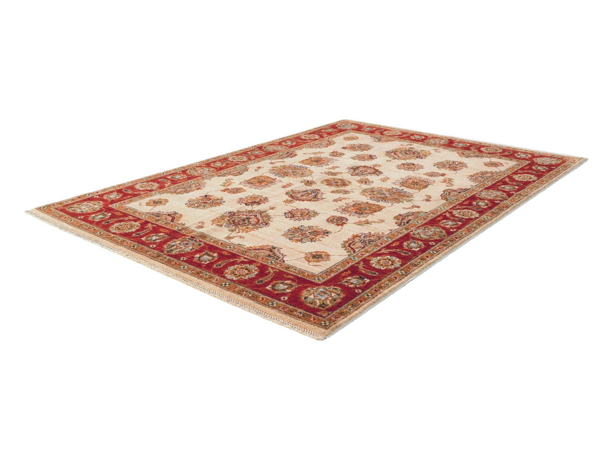 5' 1 x 6' 11 Hand Knotted Ziegler Rug