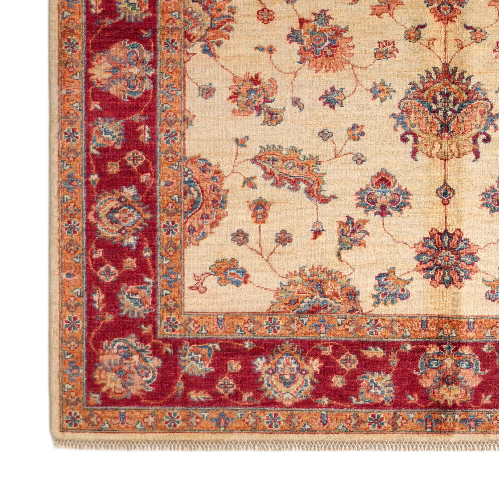 Detail image 7 of 10: 5' 10 x 7' 10 Hand Knotted Ziegler Rug
