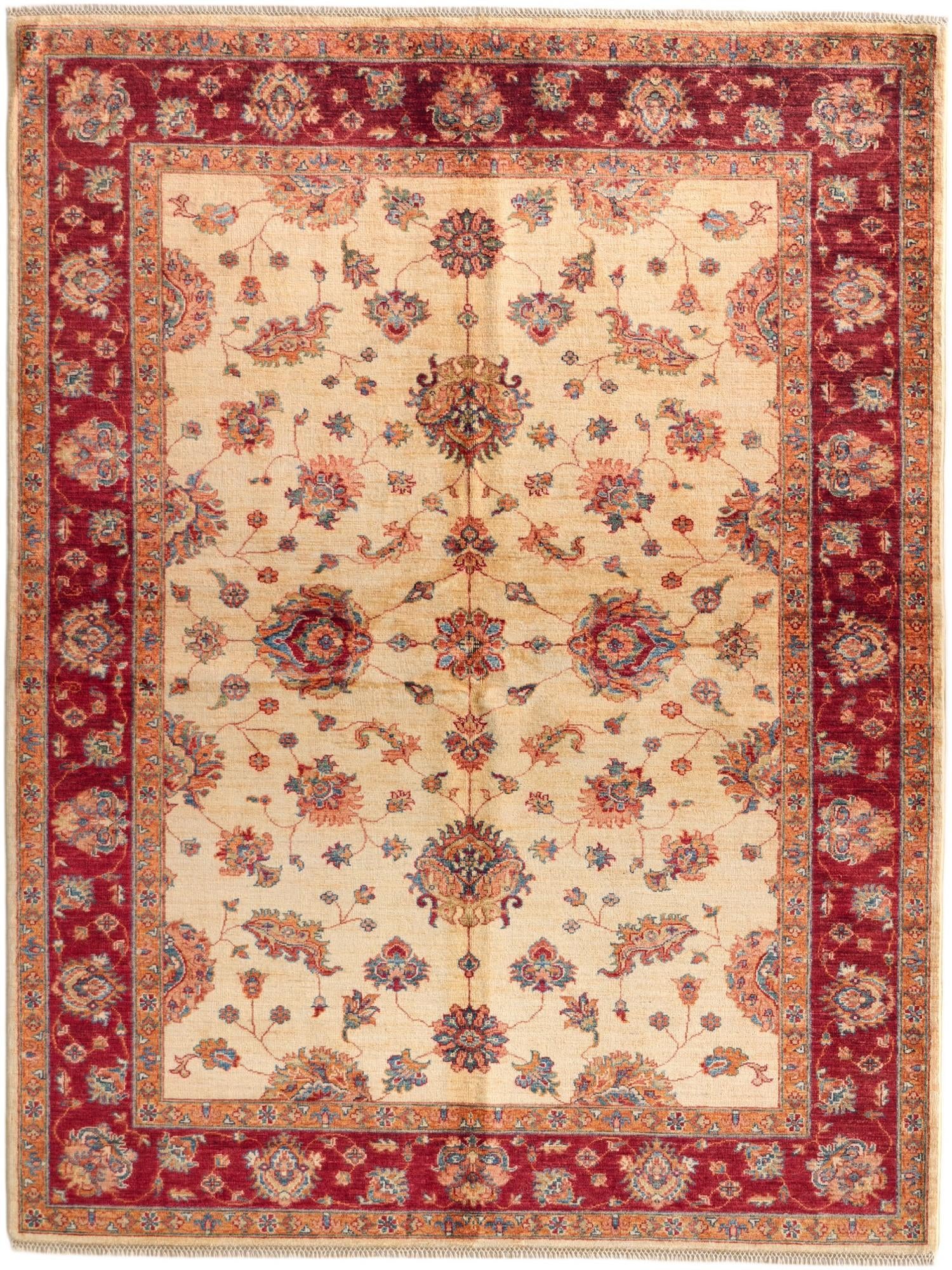 Detail image 2 of 10: 5' 10 x 7' 10 Hand Knotted Ziegler Rug