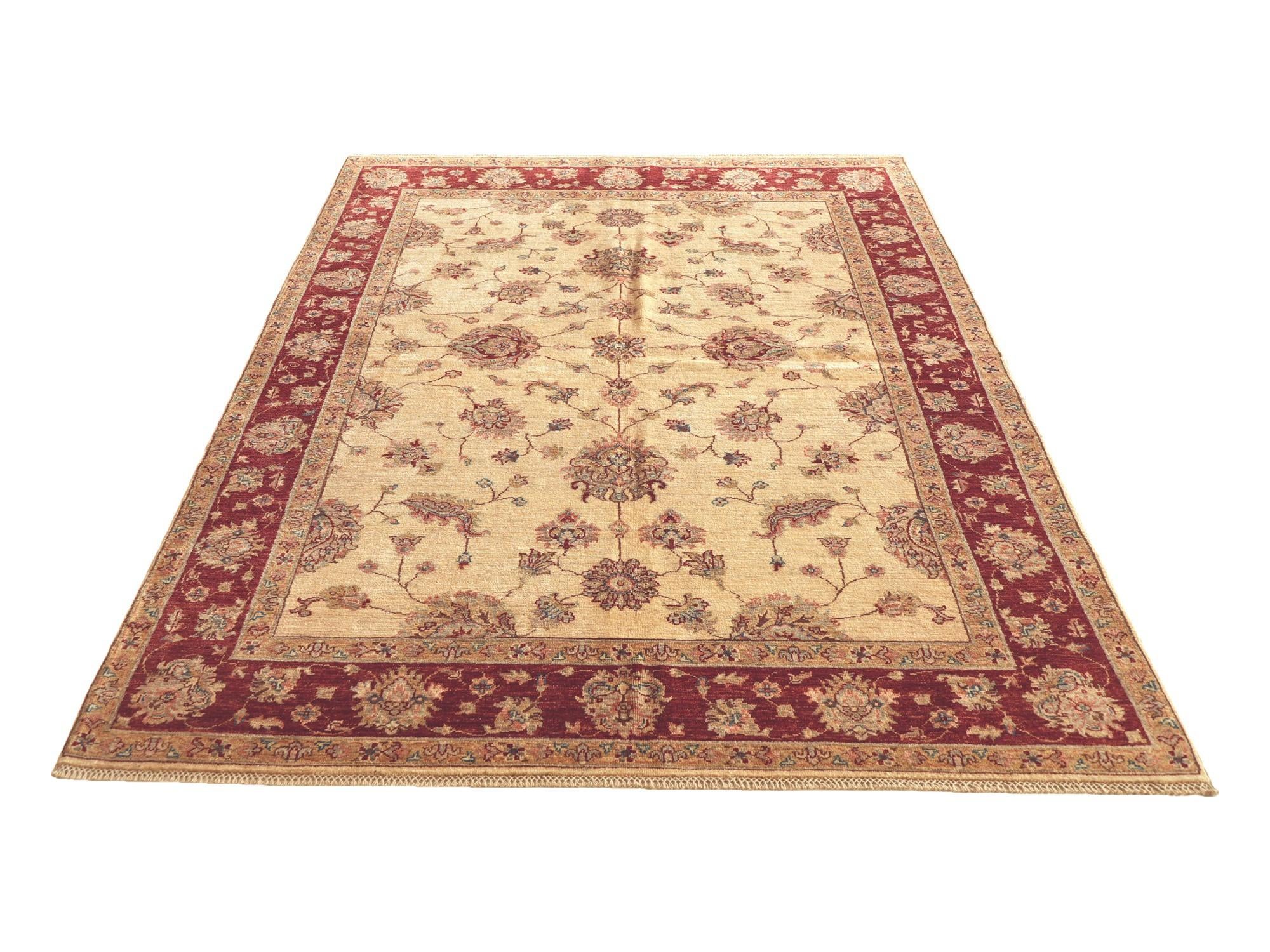 Detail image 5 of 10: 5' 8 x 8' 5 Hand Knotted Ziegler Rug