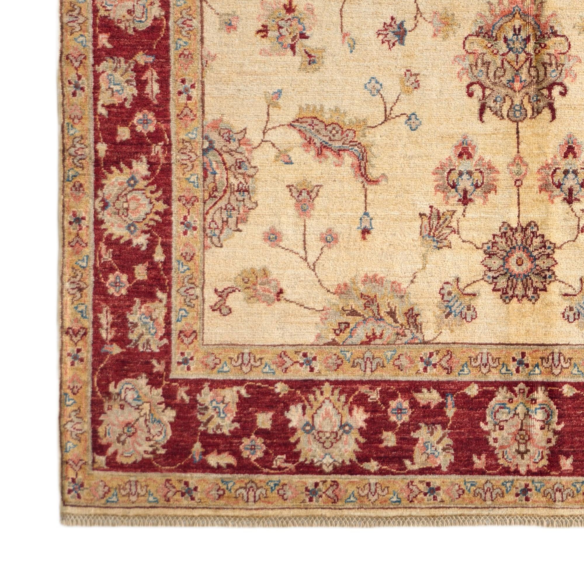 Detail image 7 of 10: 5' 8 x 8' 5 Hand Knotted Ziegler Rug