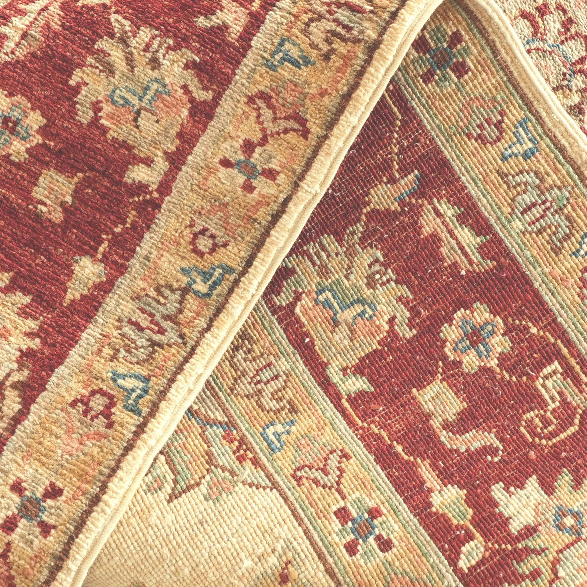 Detail image 8 of 10: 5' 8 x 8' 5 Hand Knotted Ziegler Rug