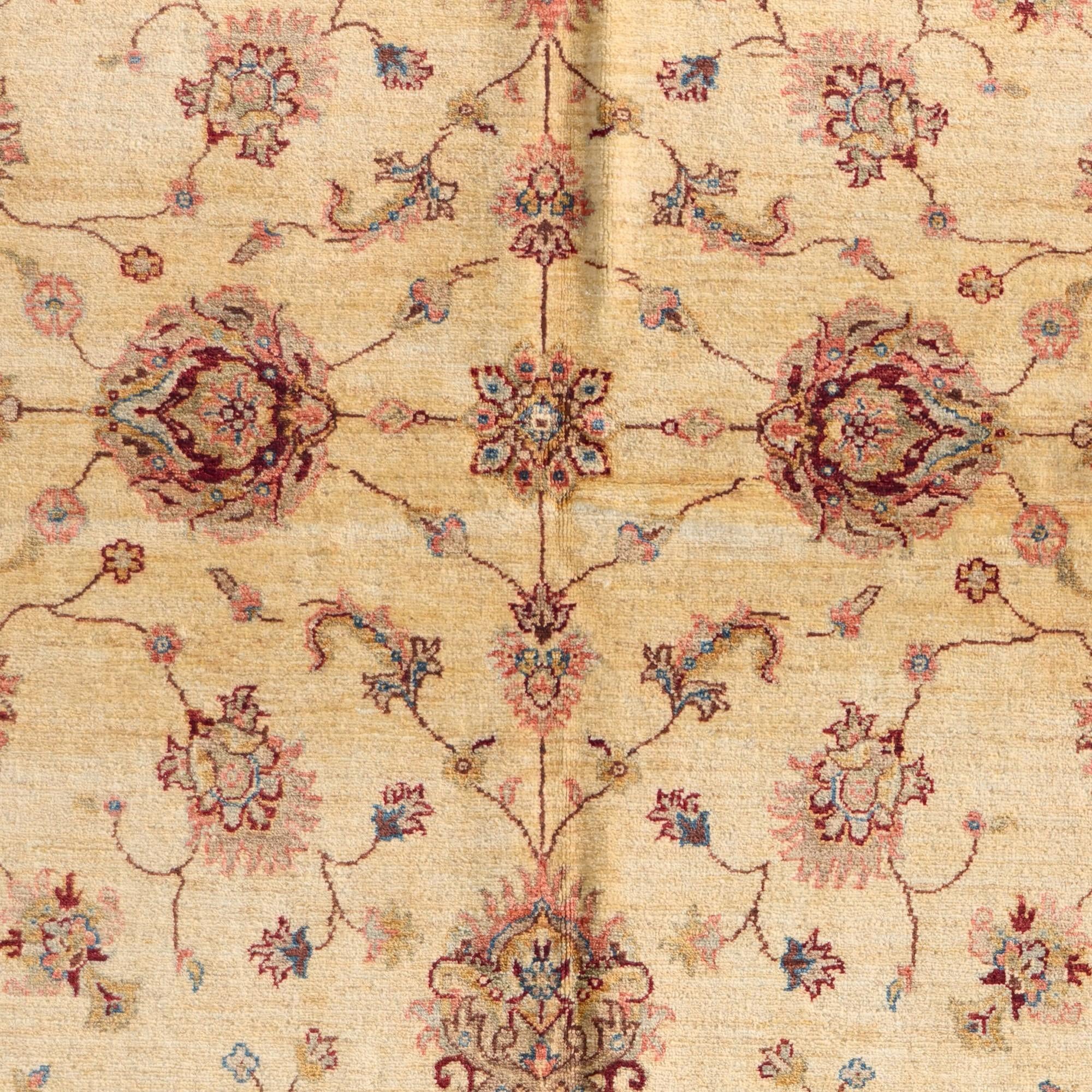 Detail image 10 of 10: 5' 8 x 8' 5 Hand Knotted Ziegler Rug