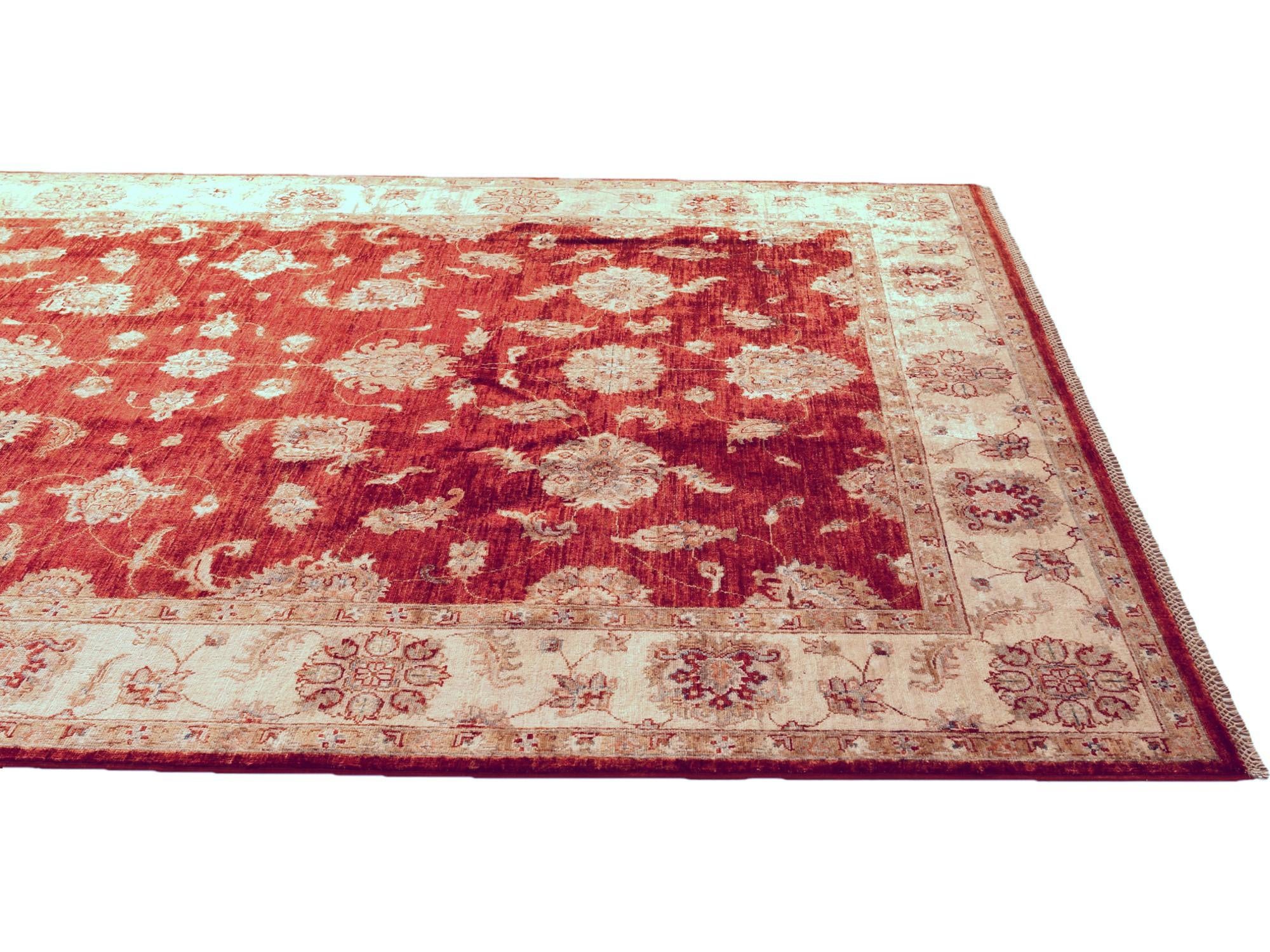 6' 9 x 9' 10 Hand Knotted Ziegler Rug