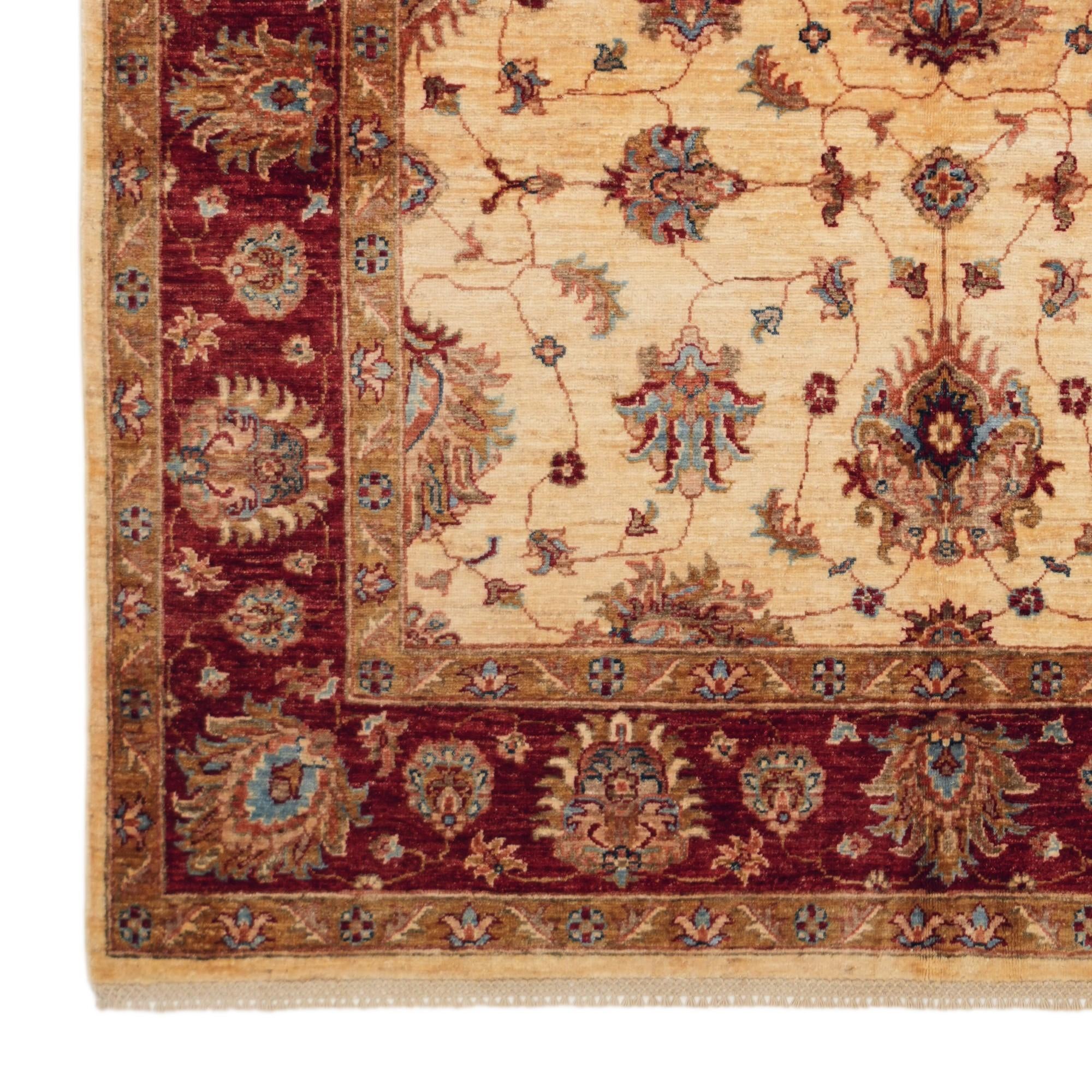 6' x 8' Hand Knotted Ziegler Rug